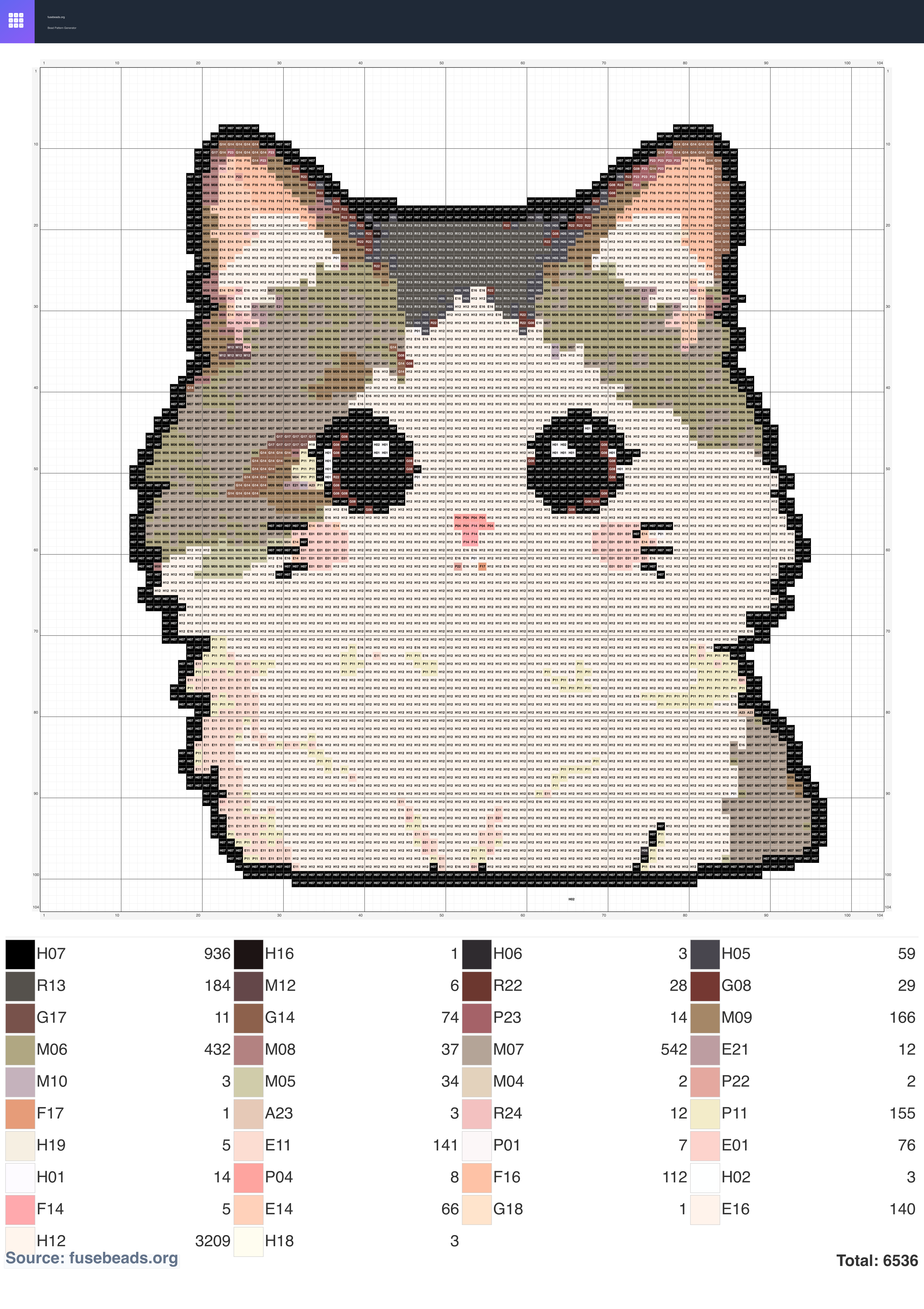 Cute Kitten perler beads pattern