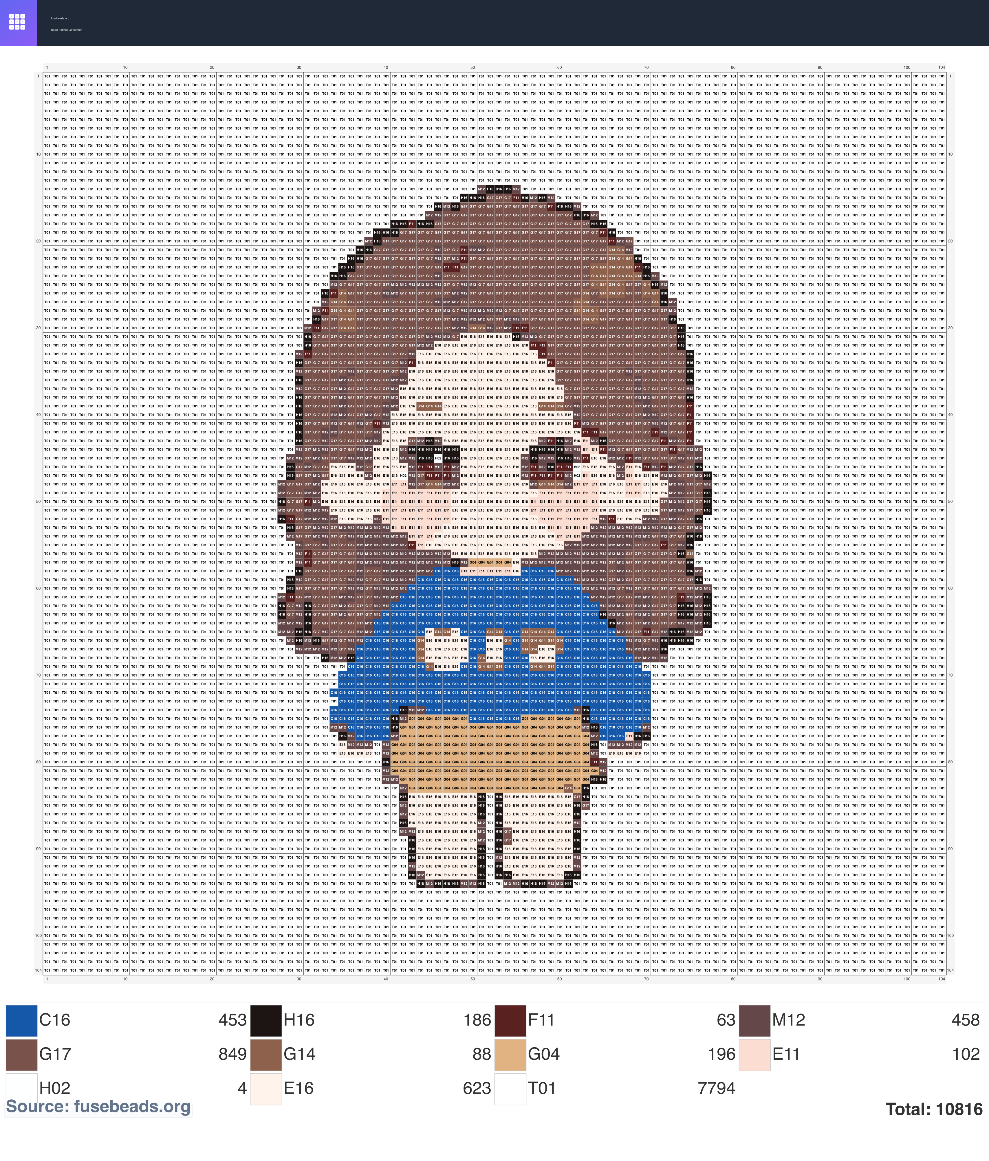 Kawaii #1764 perler beads pattern