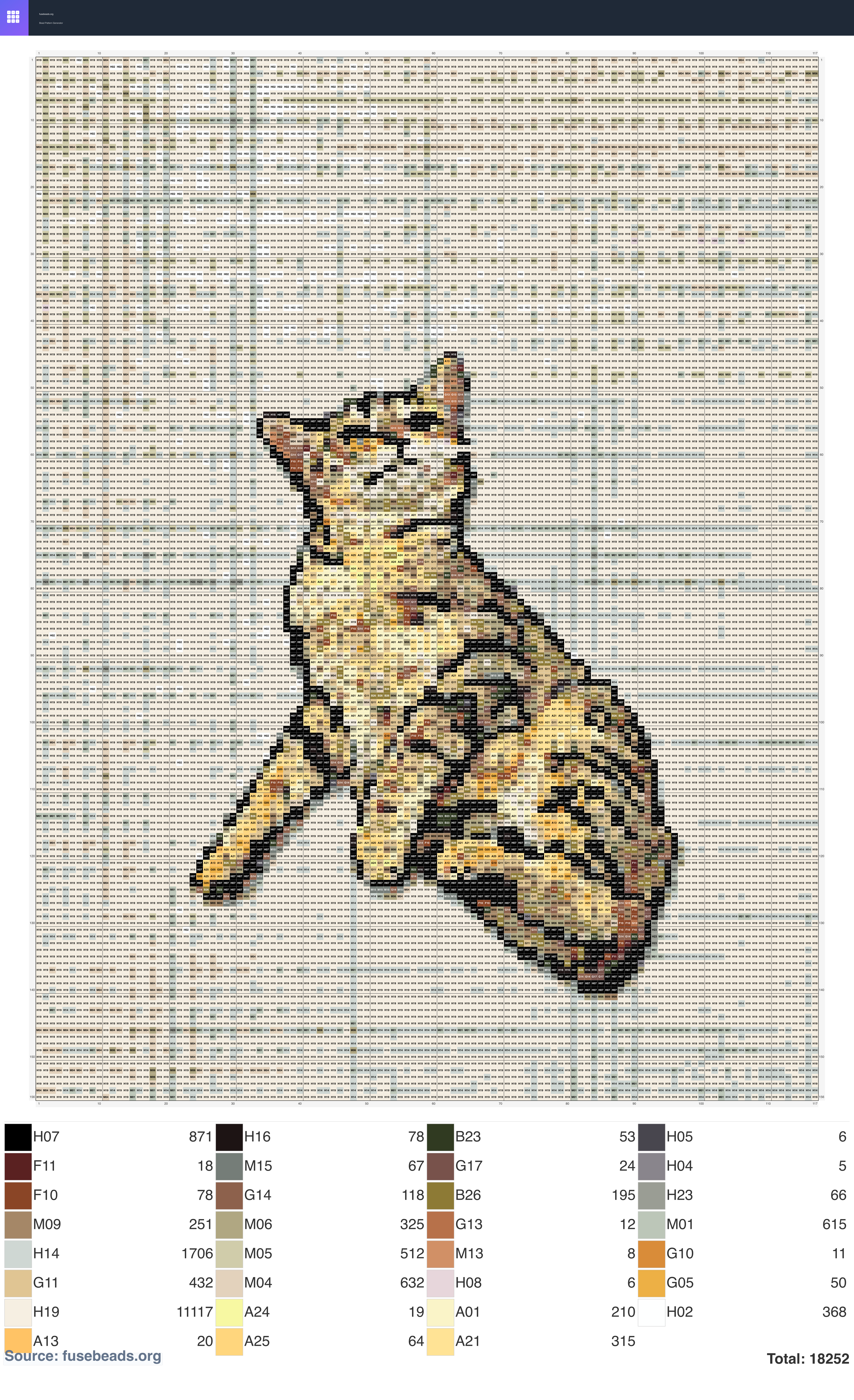 Kawaii #1784 perler beads pattern
