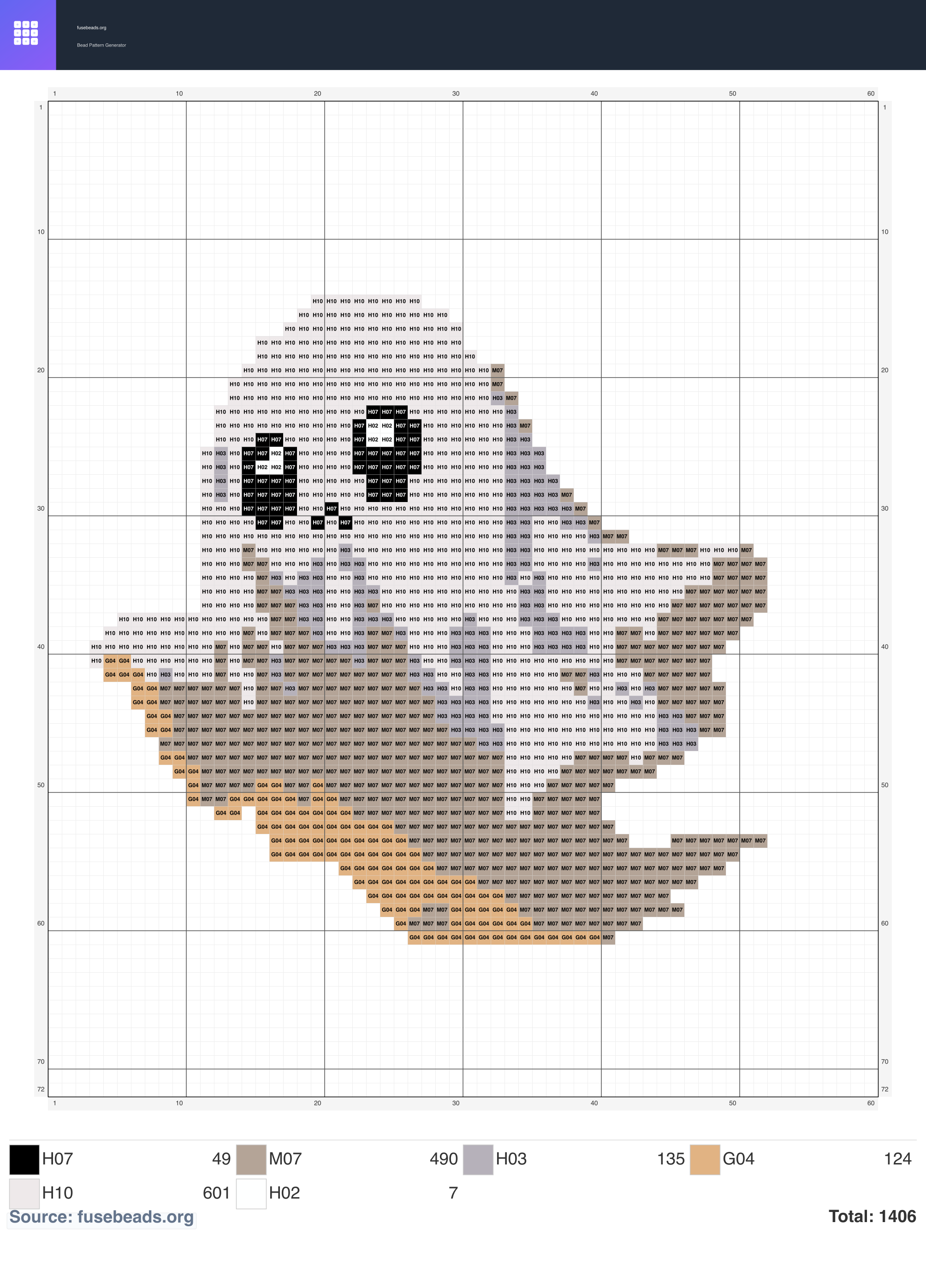 Halloween #1835 perler beads pattern