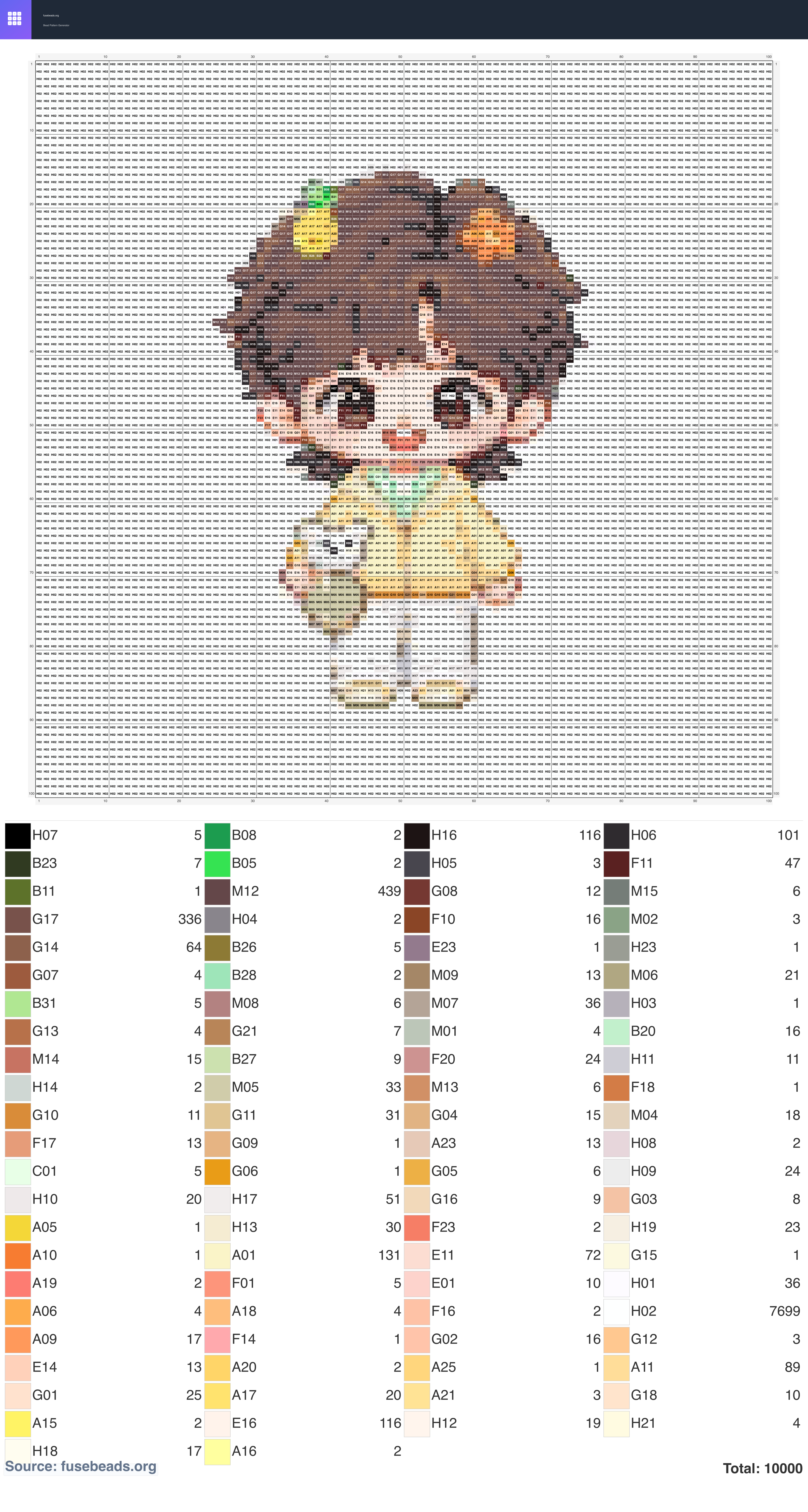 Kawaii #2012 perler beads pattern