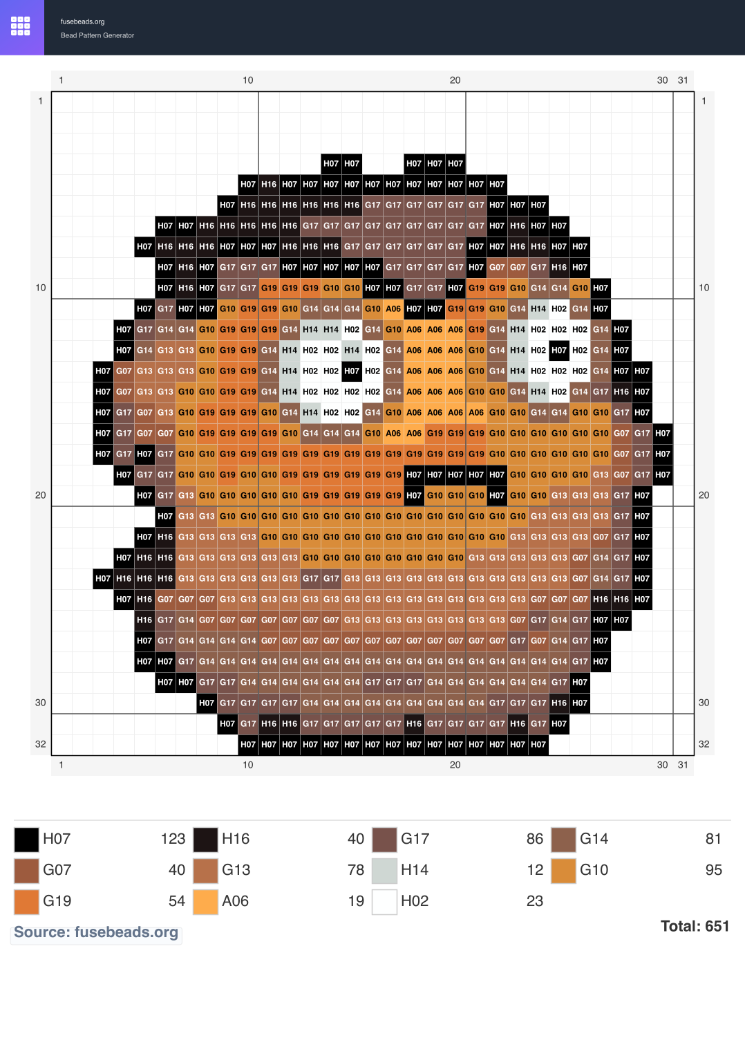 Pvz 2 perler beads pattern