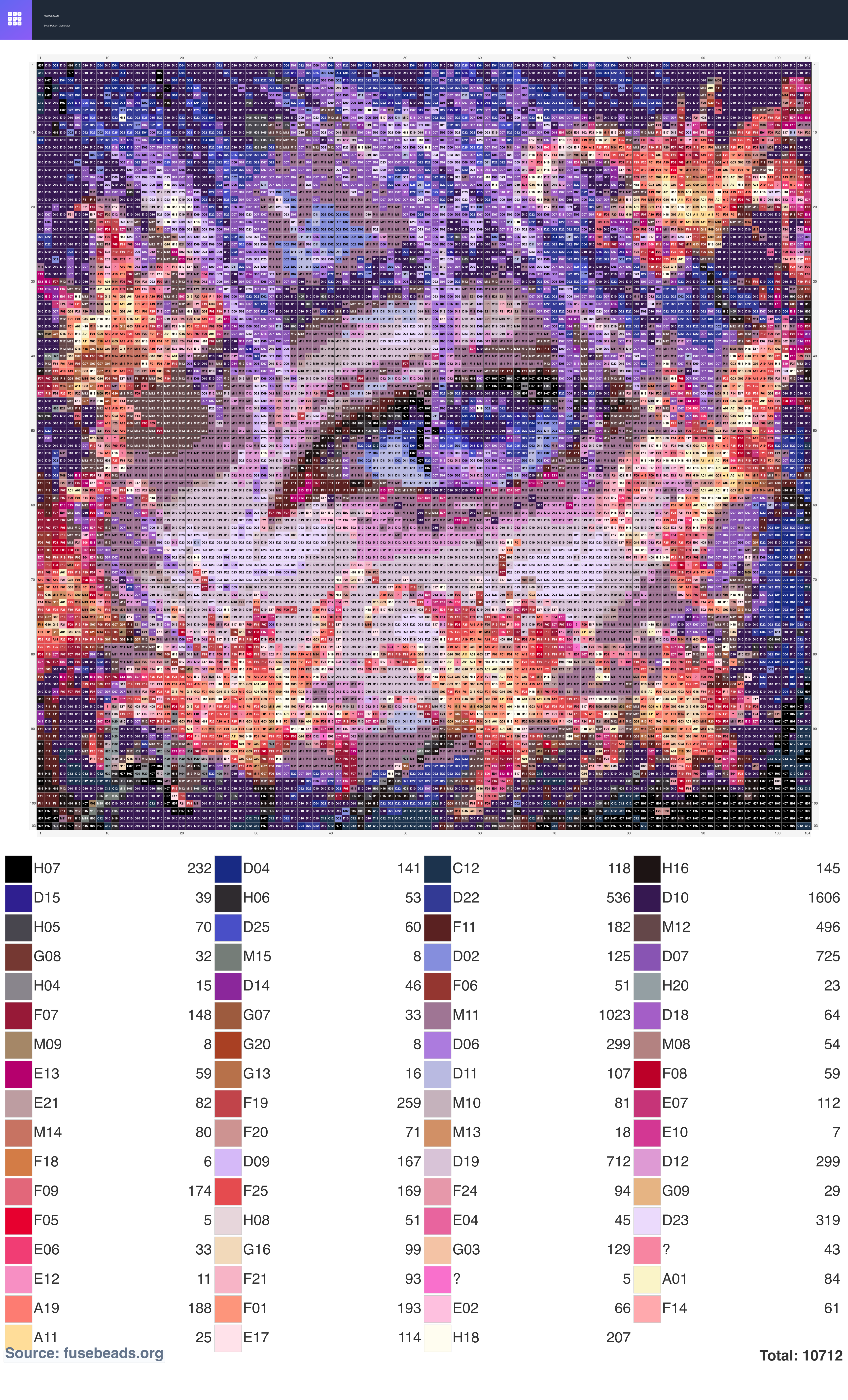 Kawaii #2137 perler beads pattern