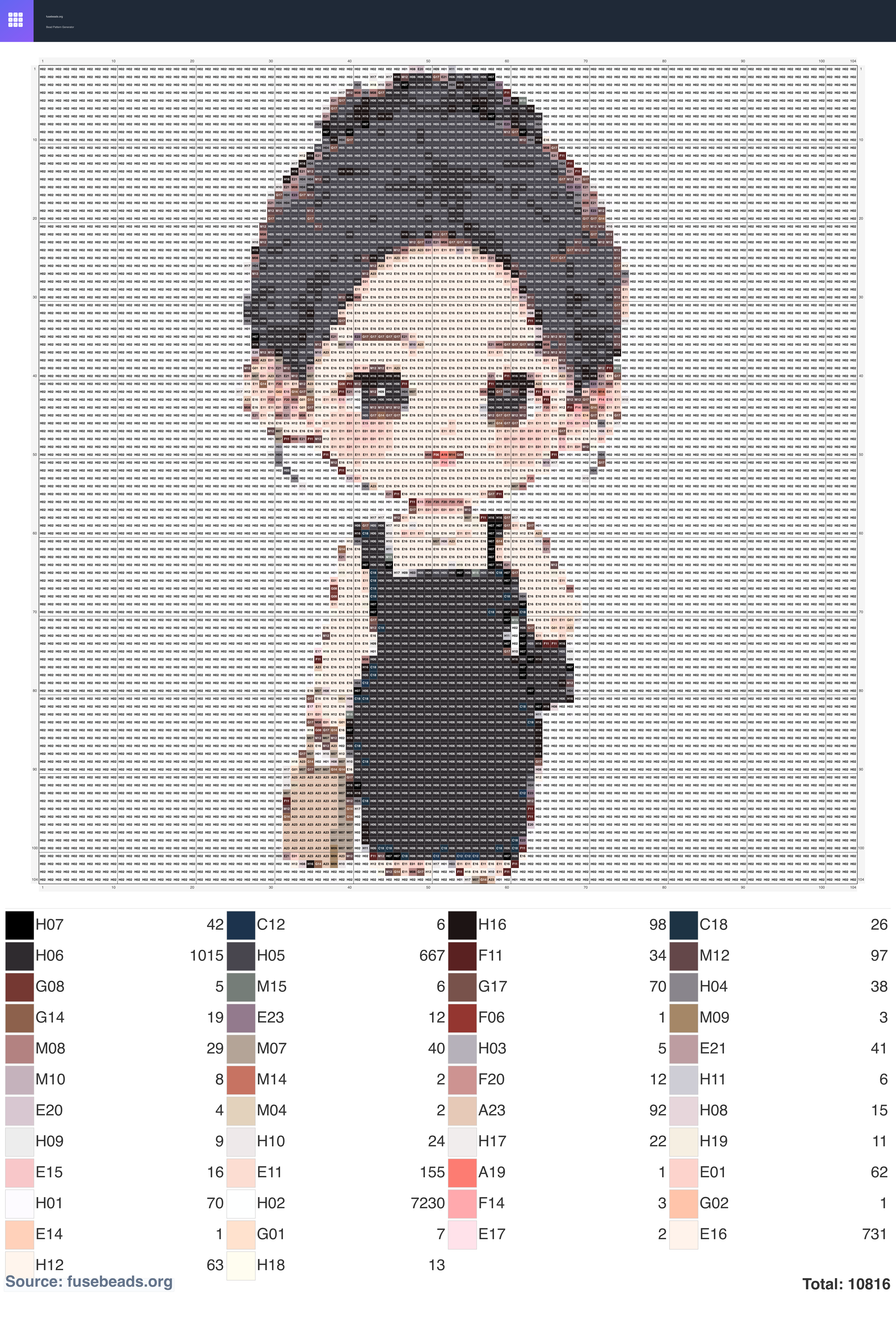 Heart Signal 9 Cute perler beads pattern