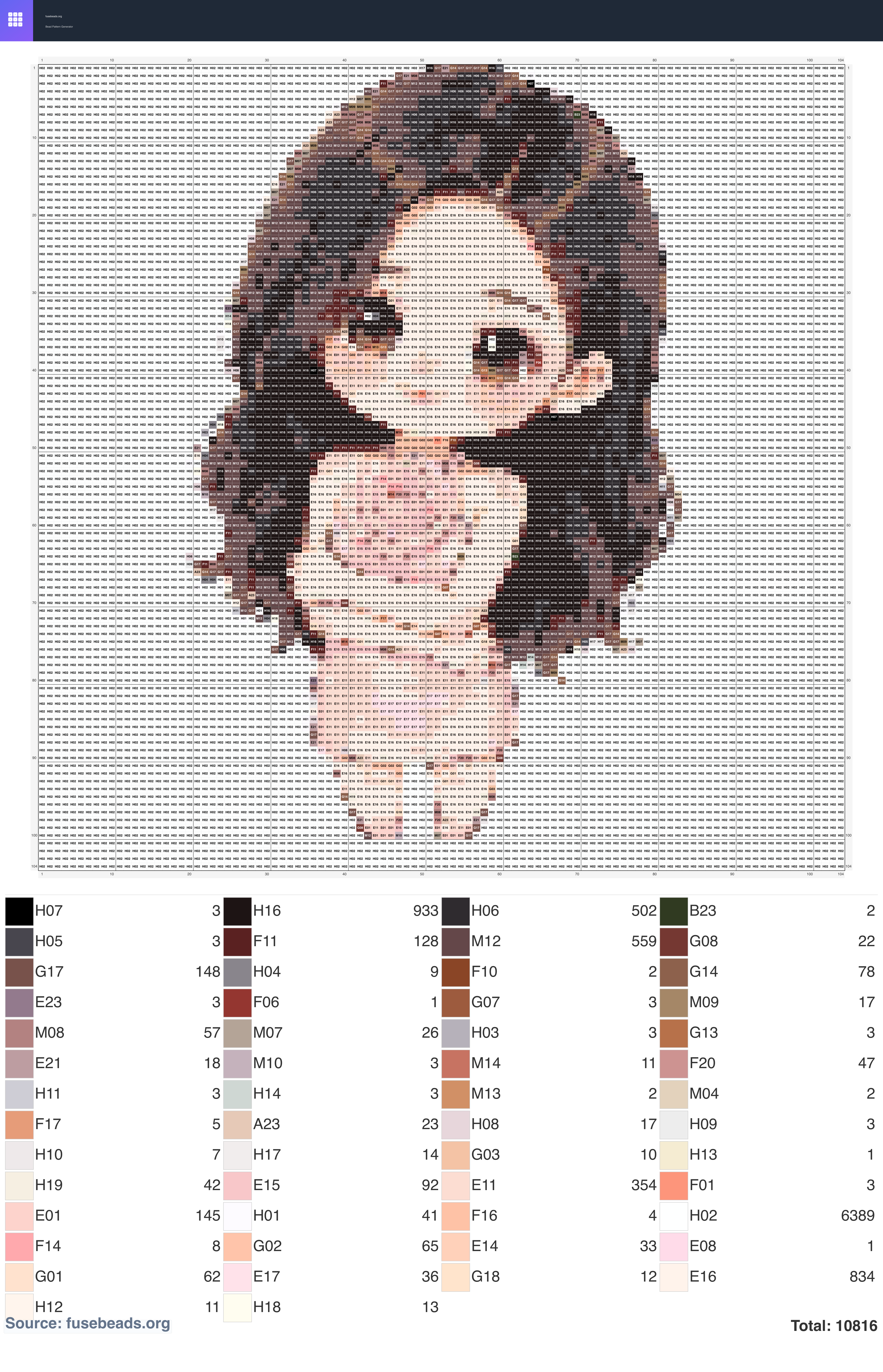 Kawaii #2196 perler beads pattern