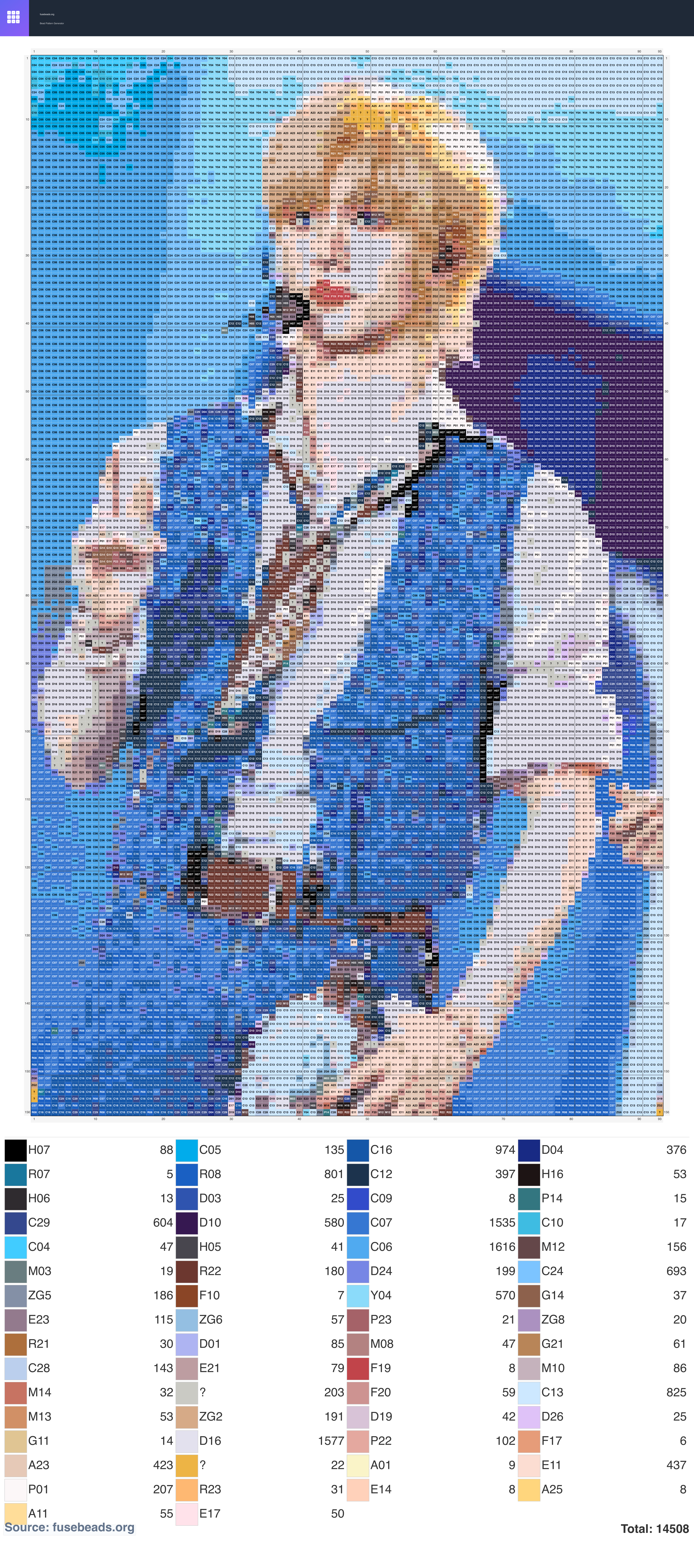 Kawaii #2266 perler beads pattern