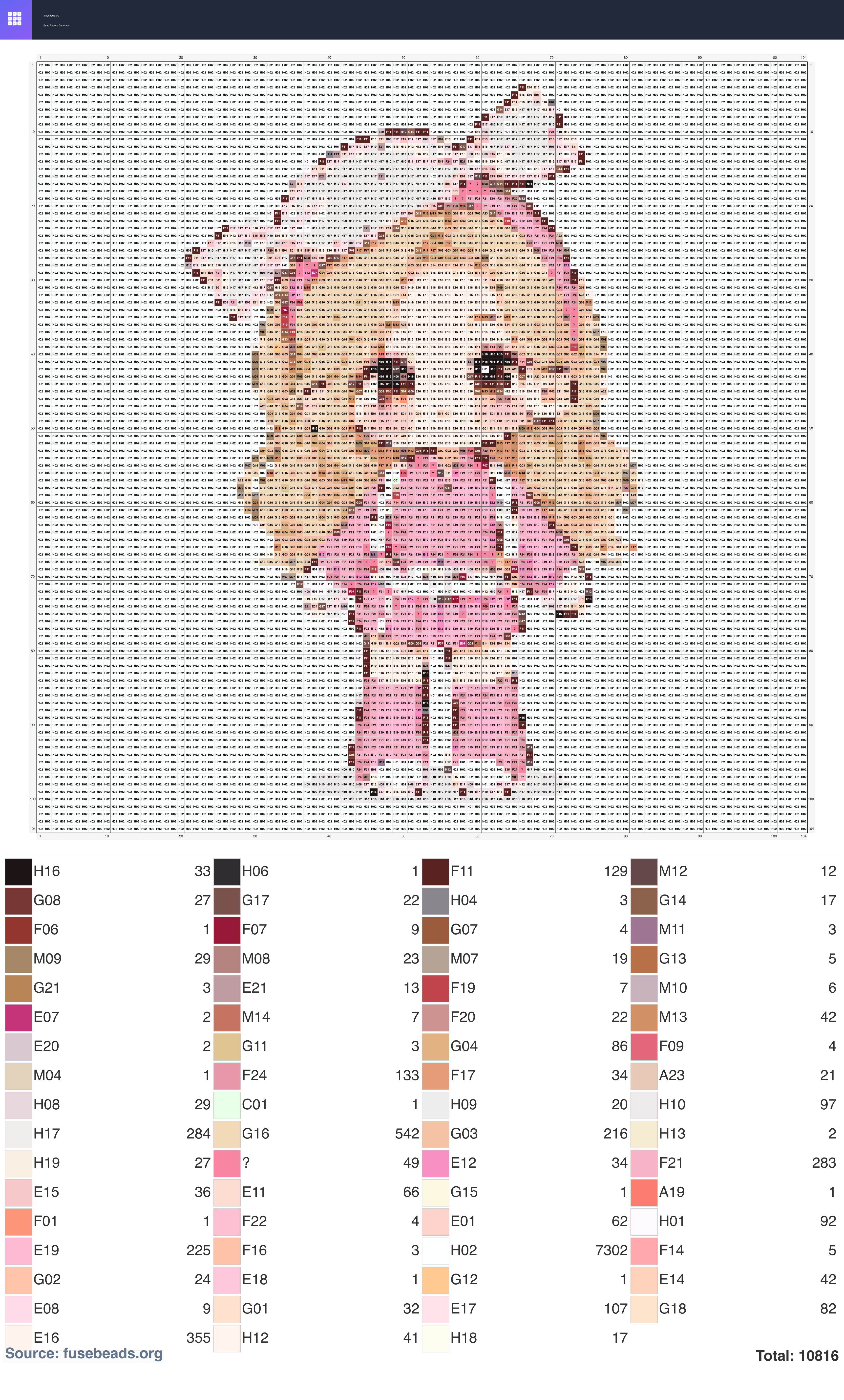 Kawaii #2271 perler beads pattern