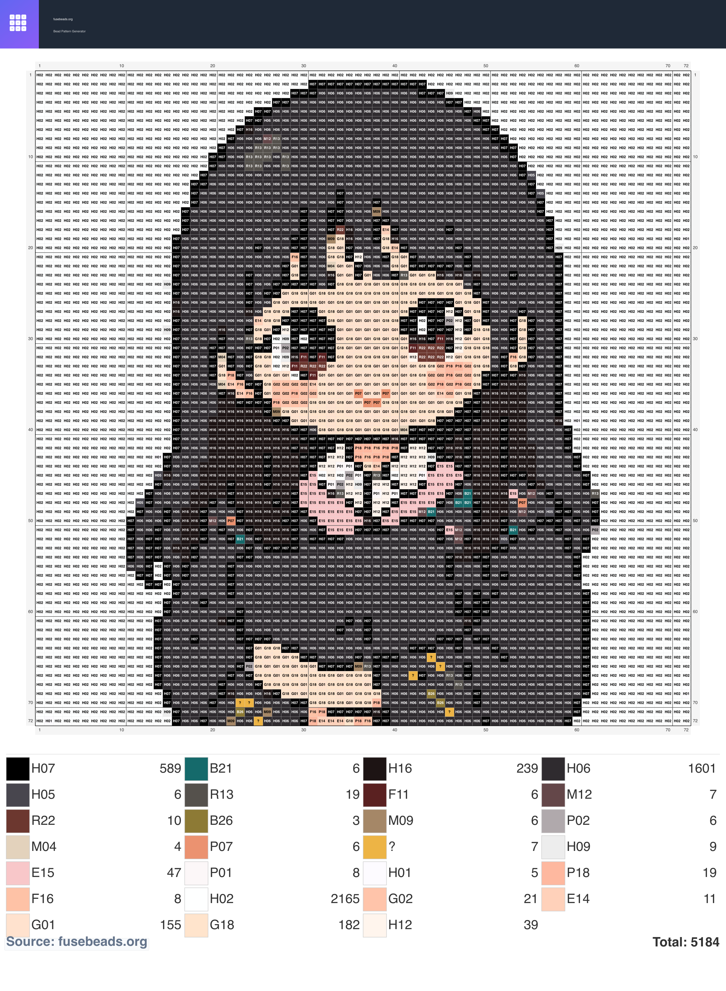 Kawaii #379 perler beads pattern