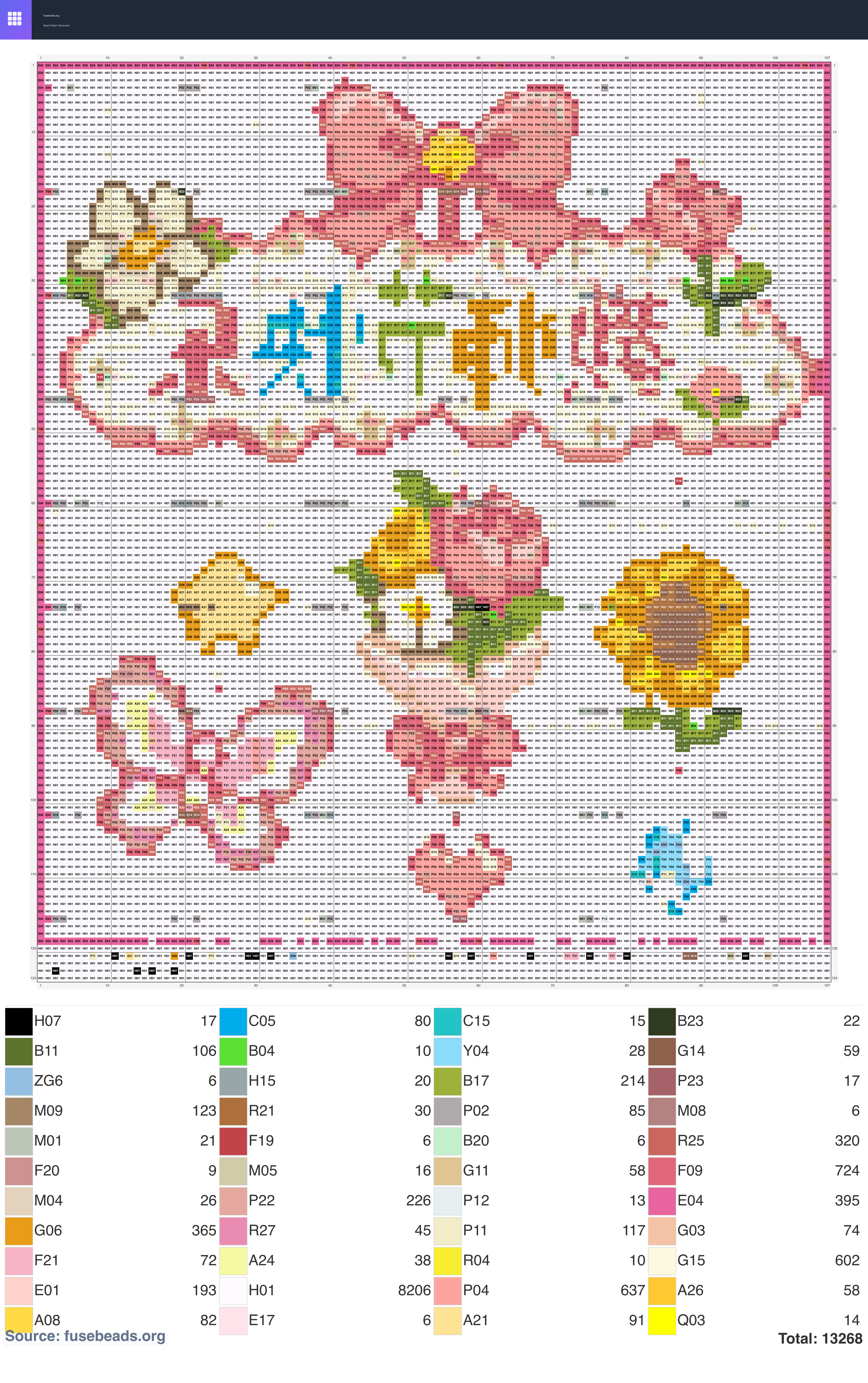 Christmas #2374 perler beads pattern