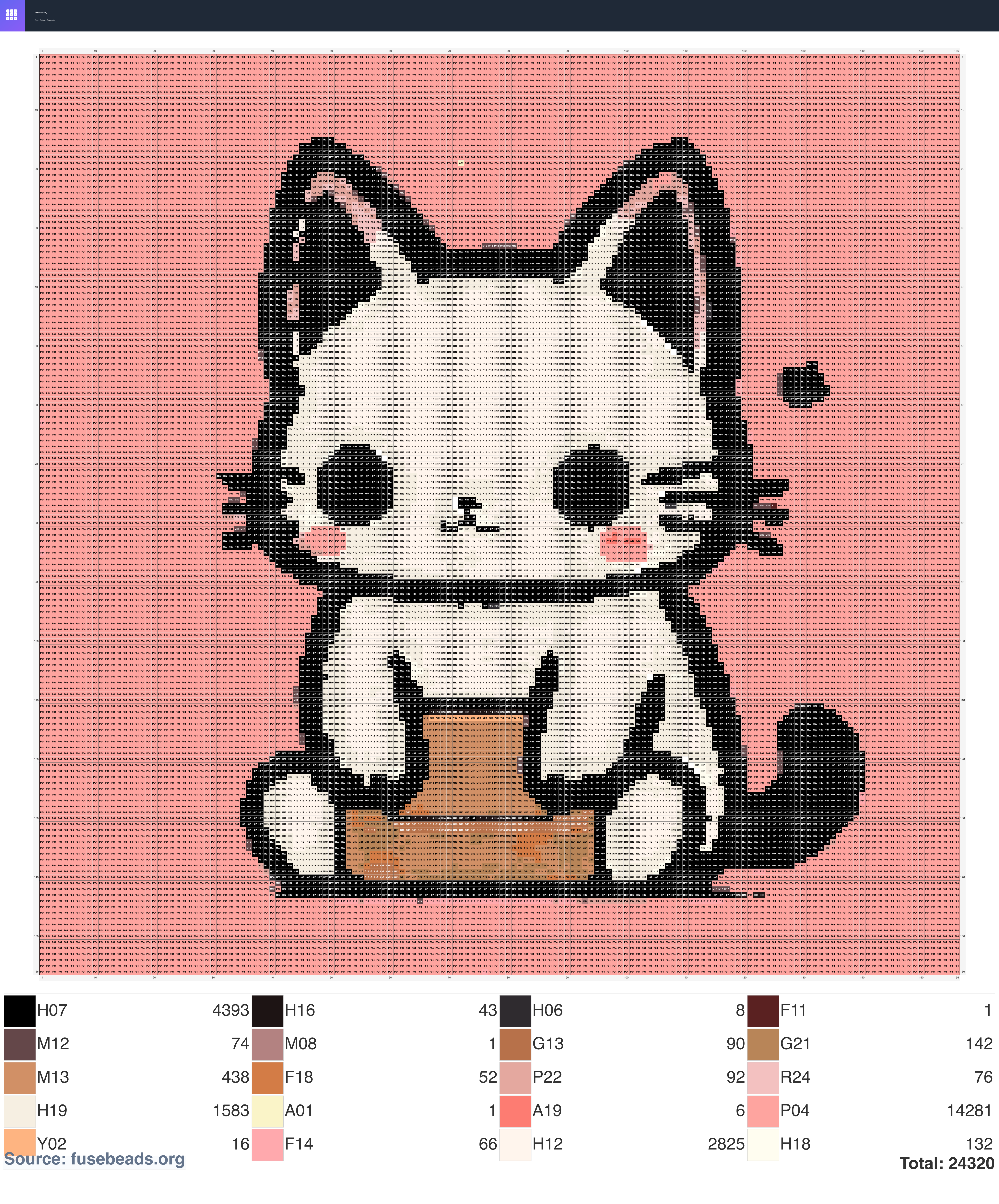 Kitten perler beads pattern