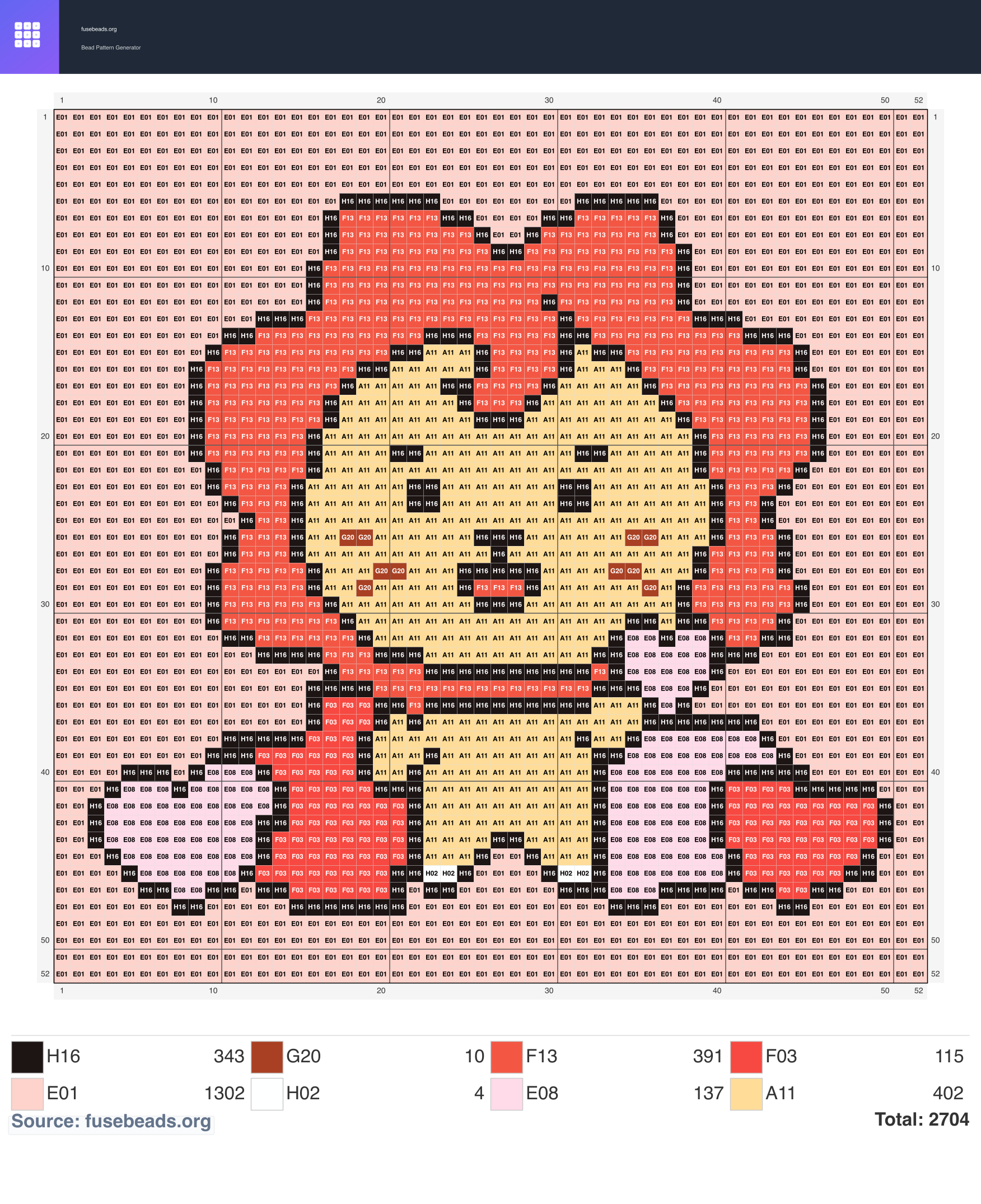 Kawaii #406 perler beads pattern