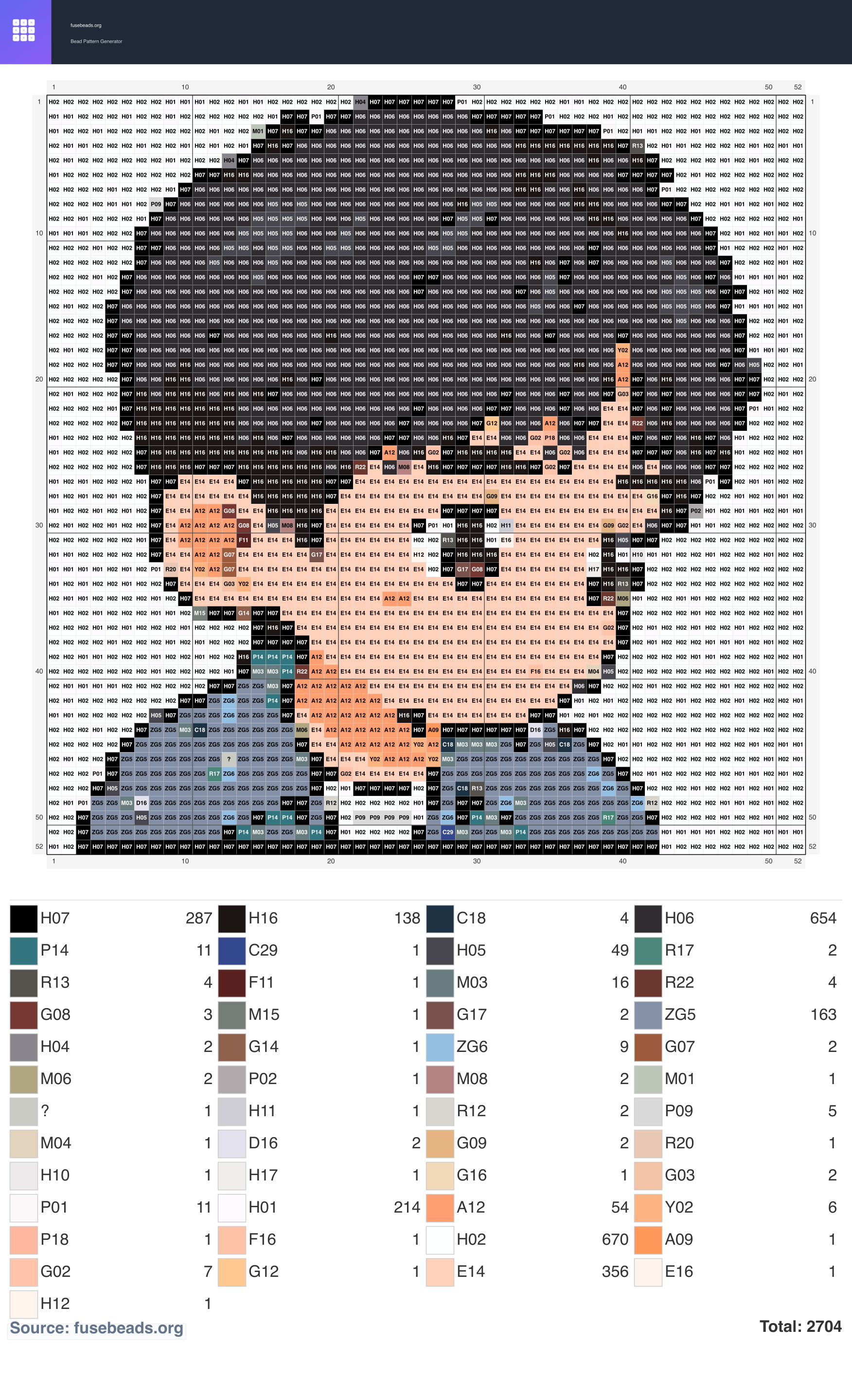 Kawaii #407 perler beads pattern