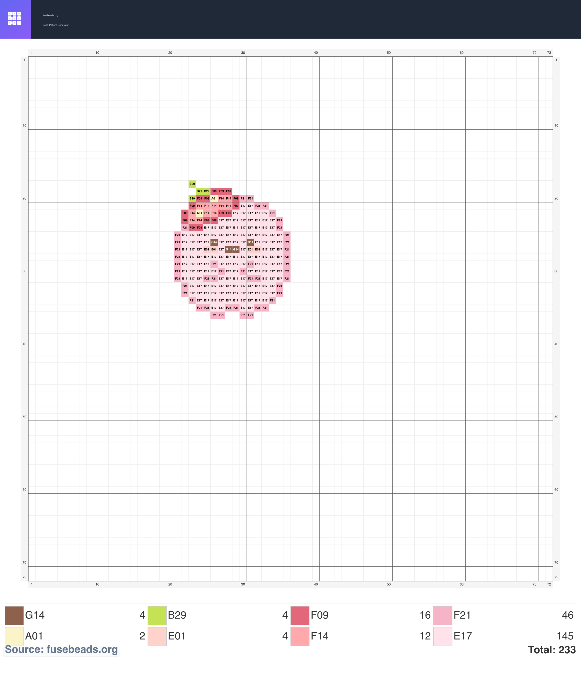 Kawaii #435 perler beads pattern