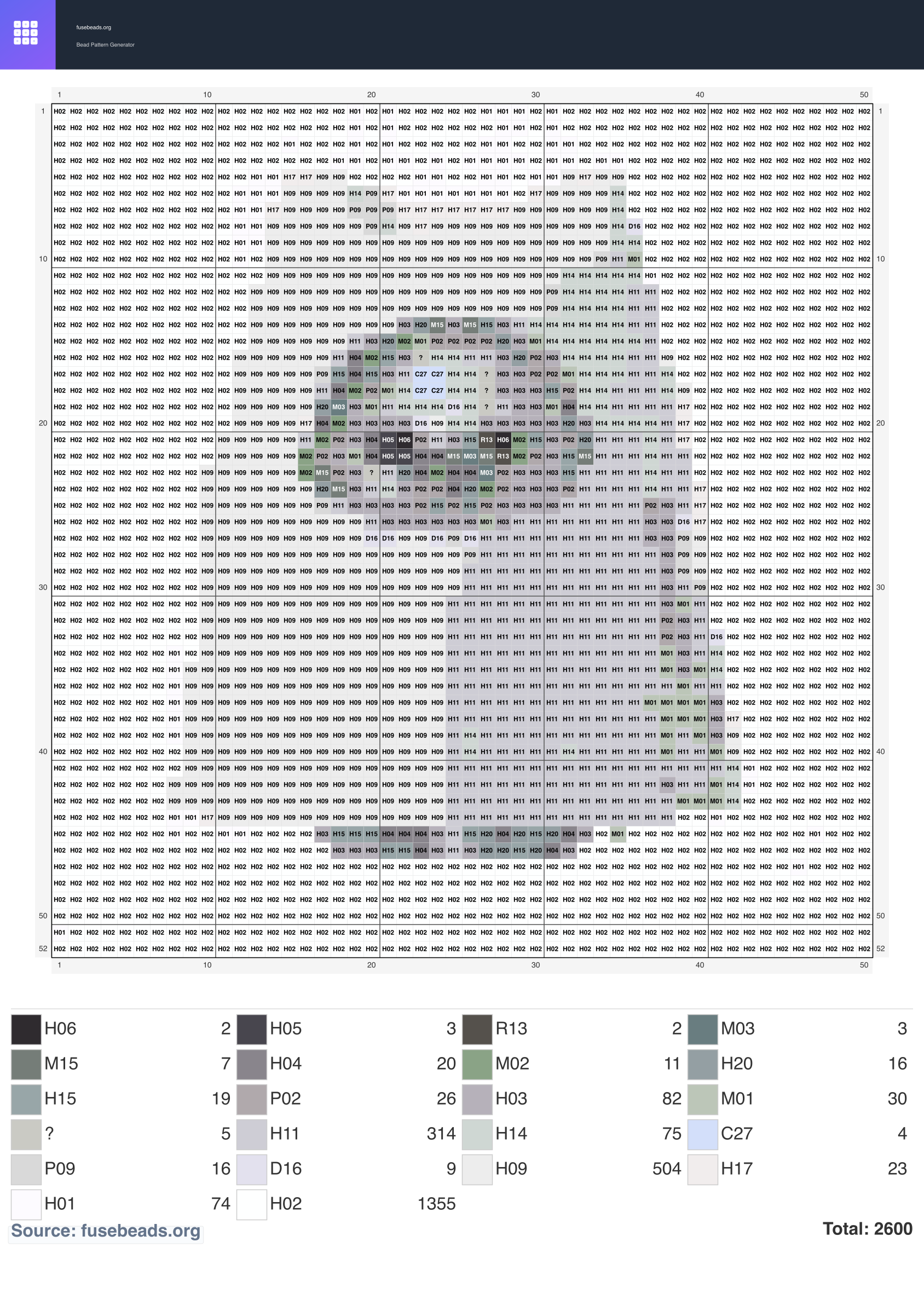 Kitten perler beads pattern