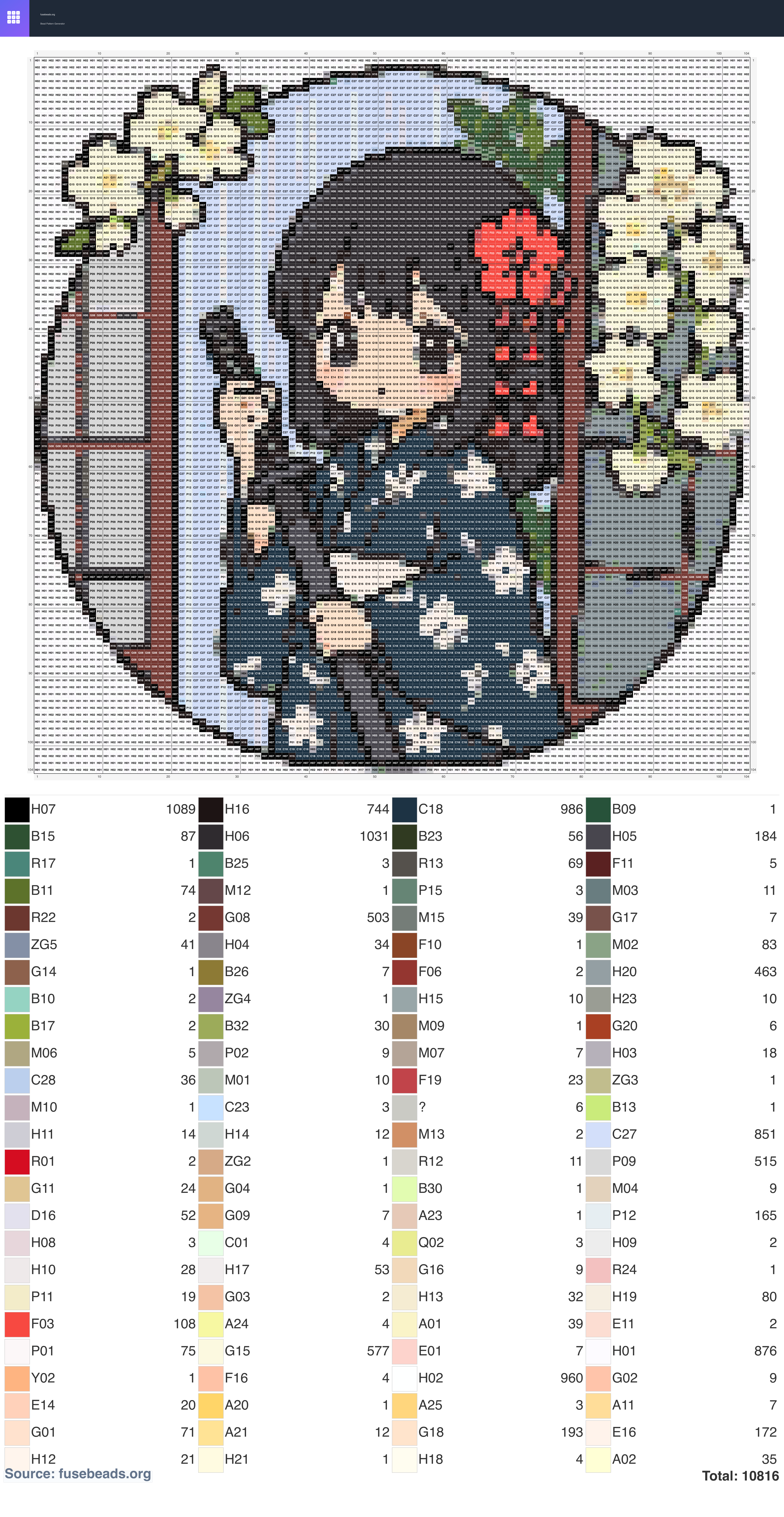 Kawaii #452 perler beads pattern