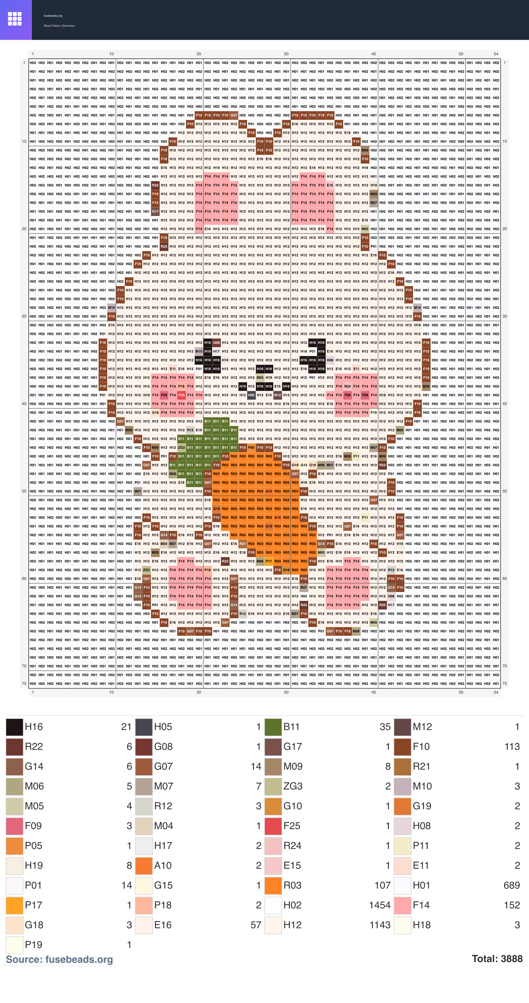 Kawaii #462 perler beads pattern