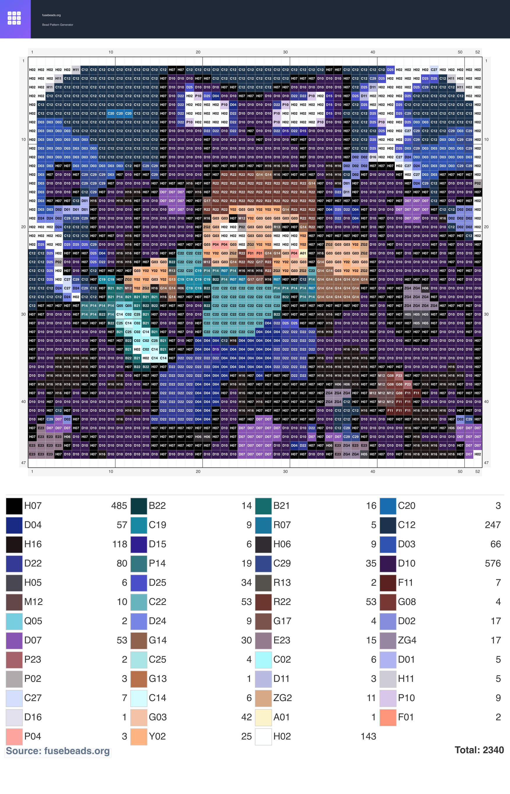 Kawaii #464 perler beads pattern