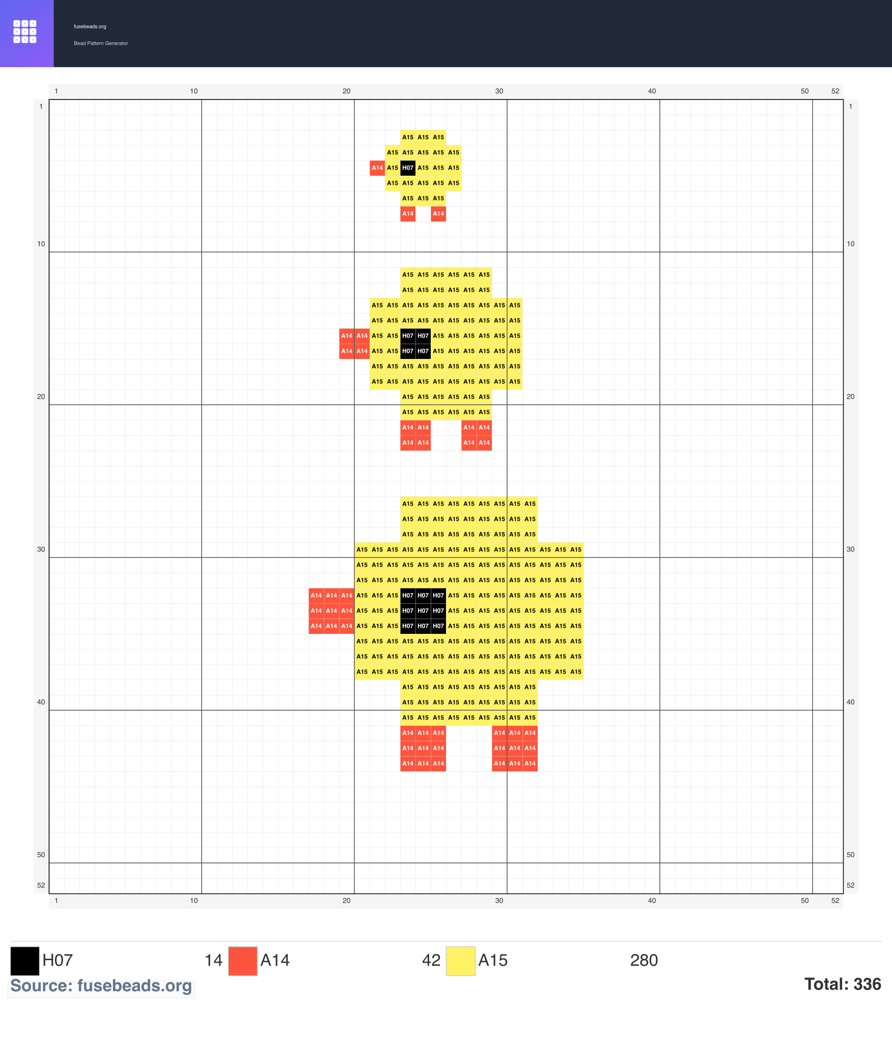 Kawaii #465 perler beads pattern