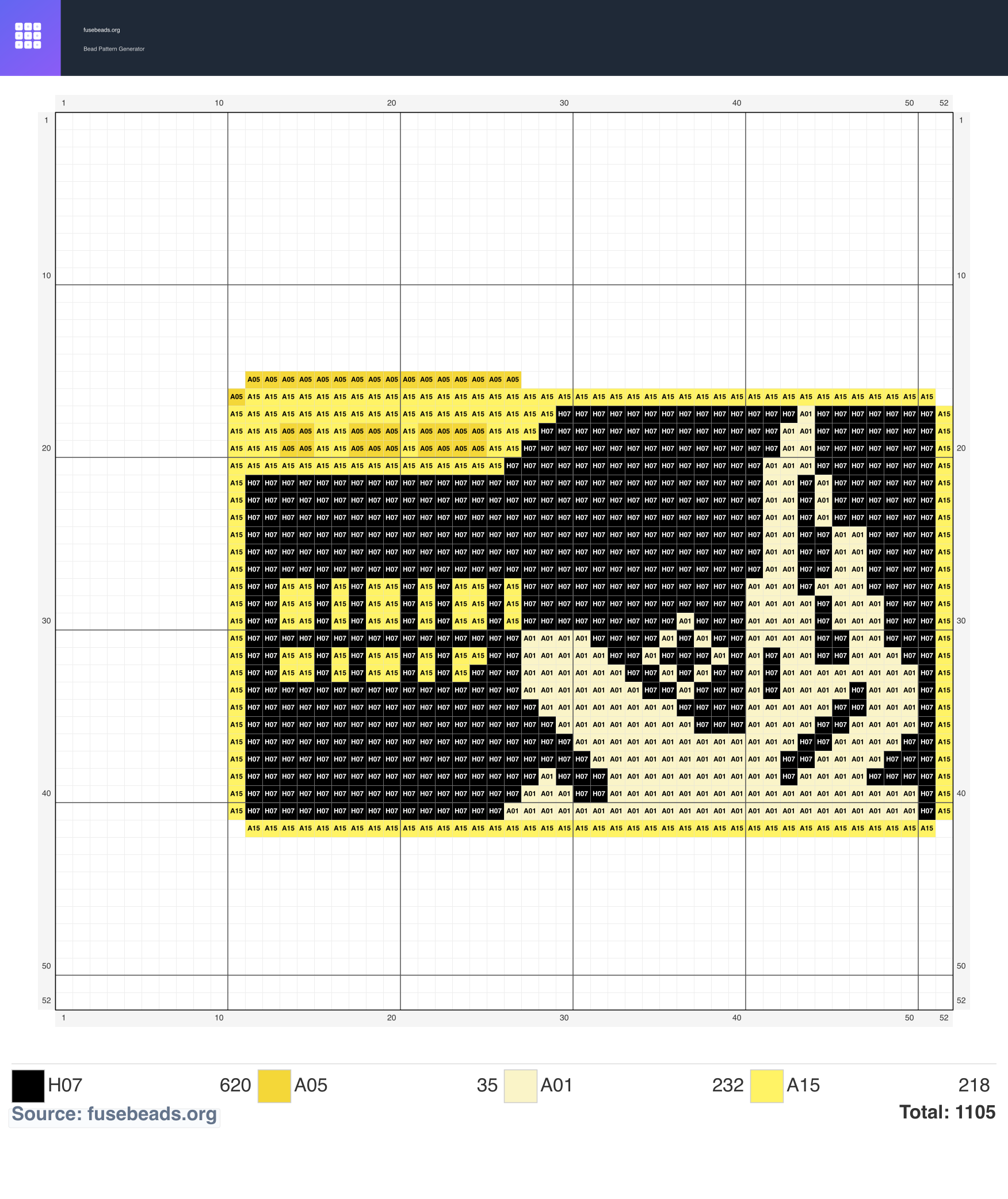 Kawaii #478 perler beads pattern