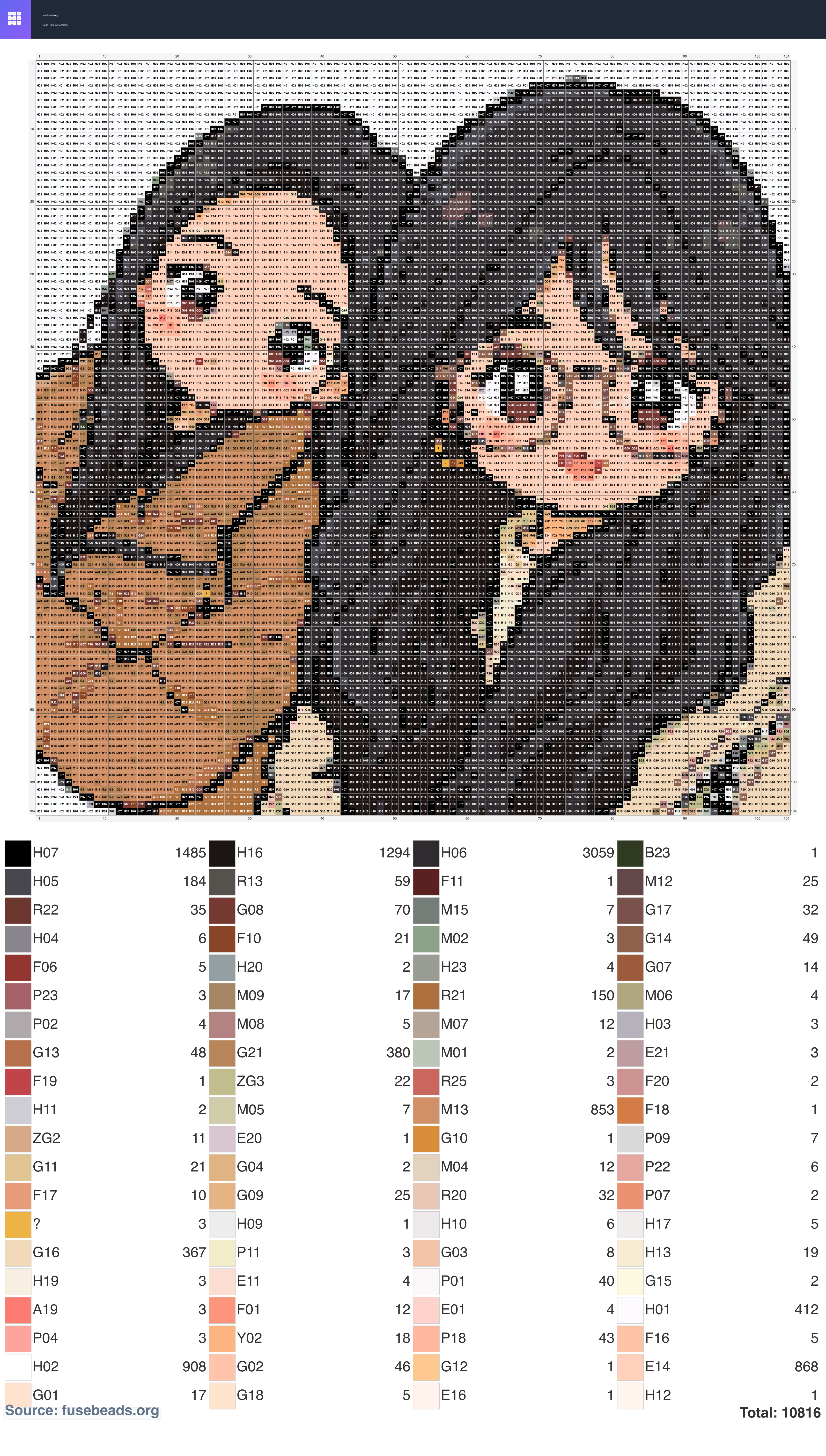 Kawaii #496 perler beads pattern