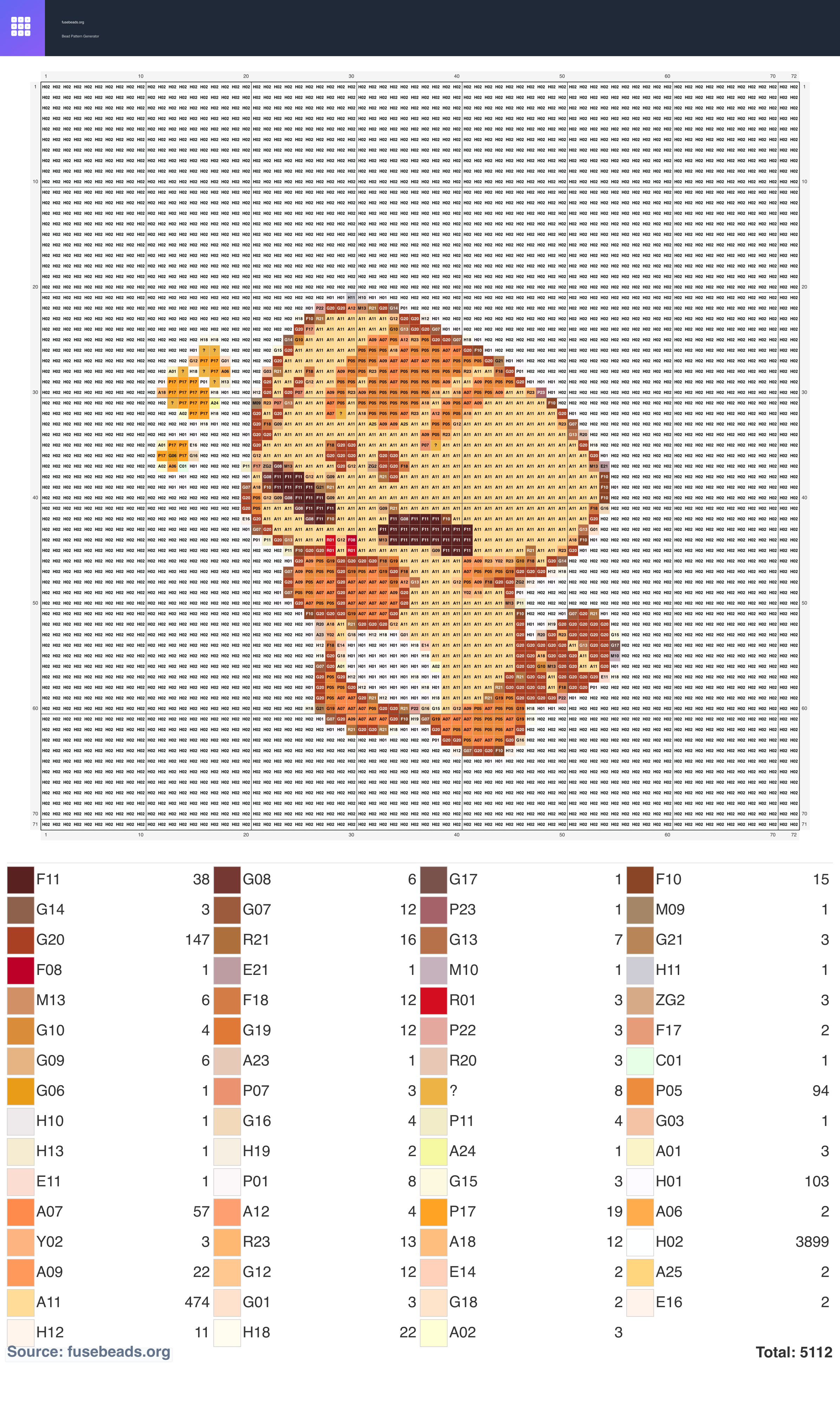 Kawaii #498 perler beads pattern