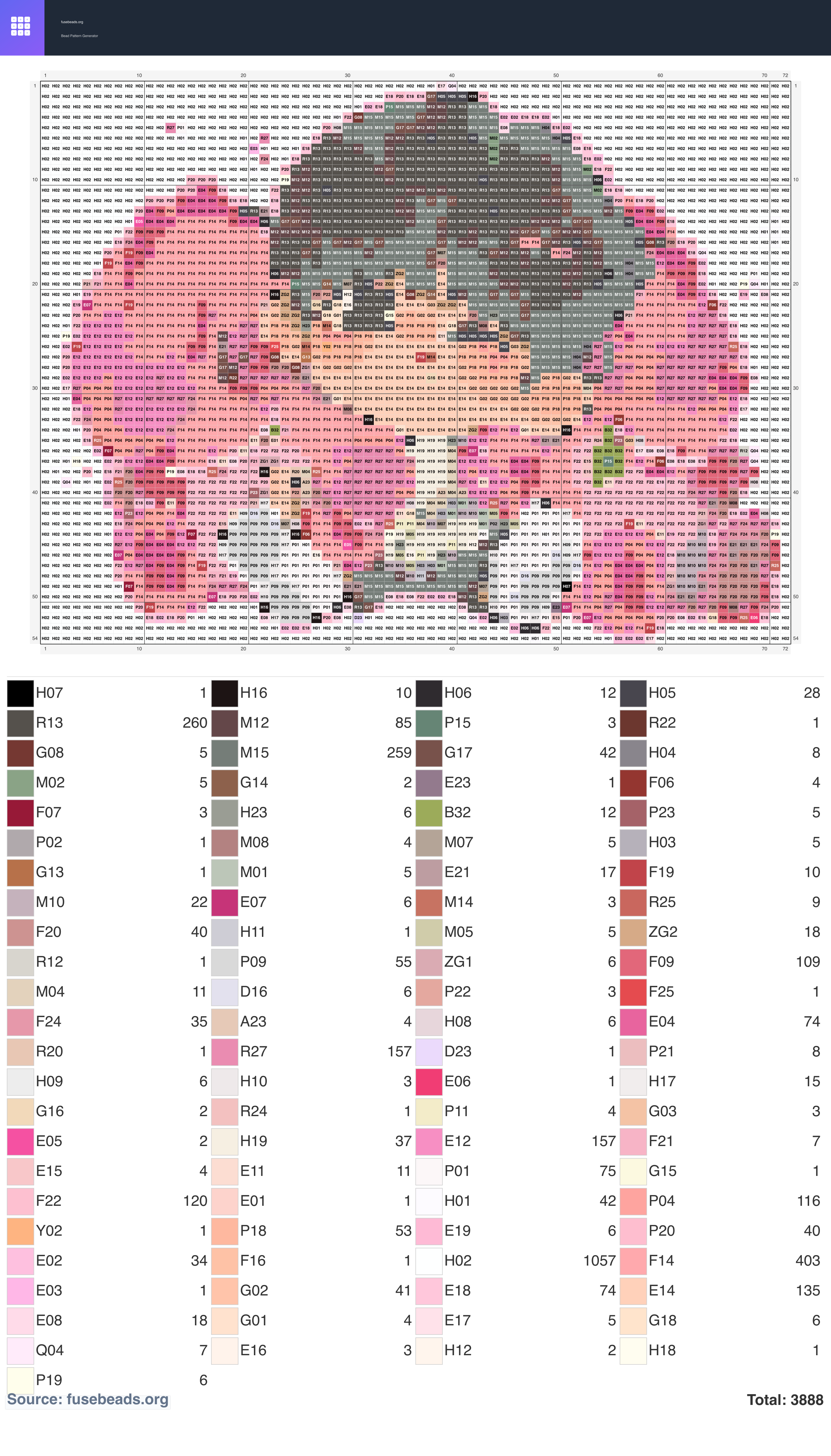 Kawaii #519 perler beads pattern