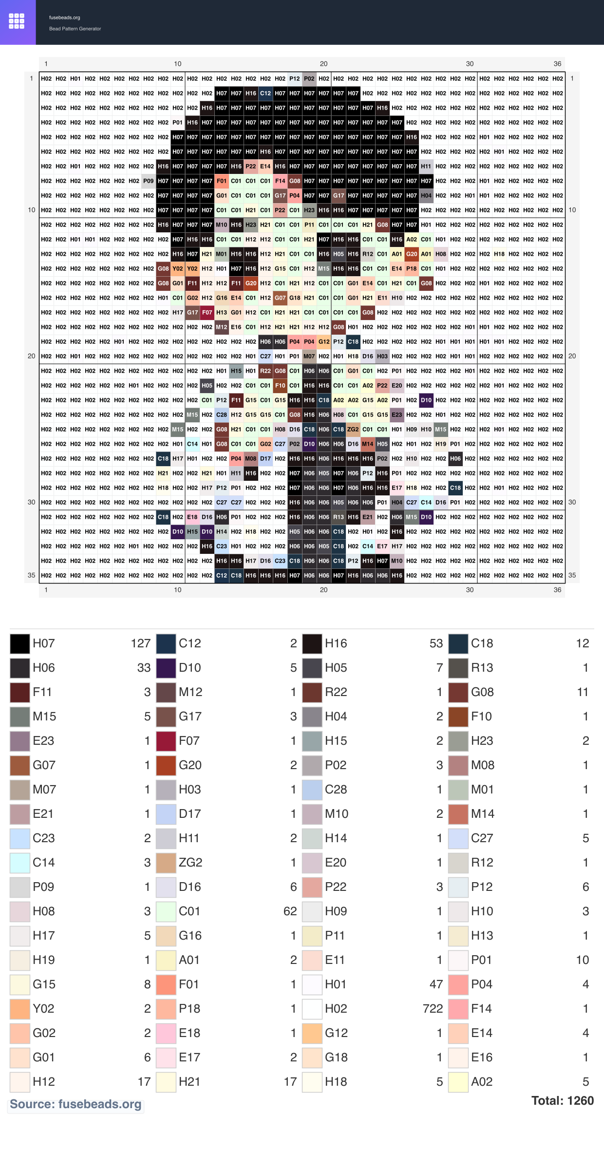 Kawaii #528 perler beads pattern