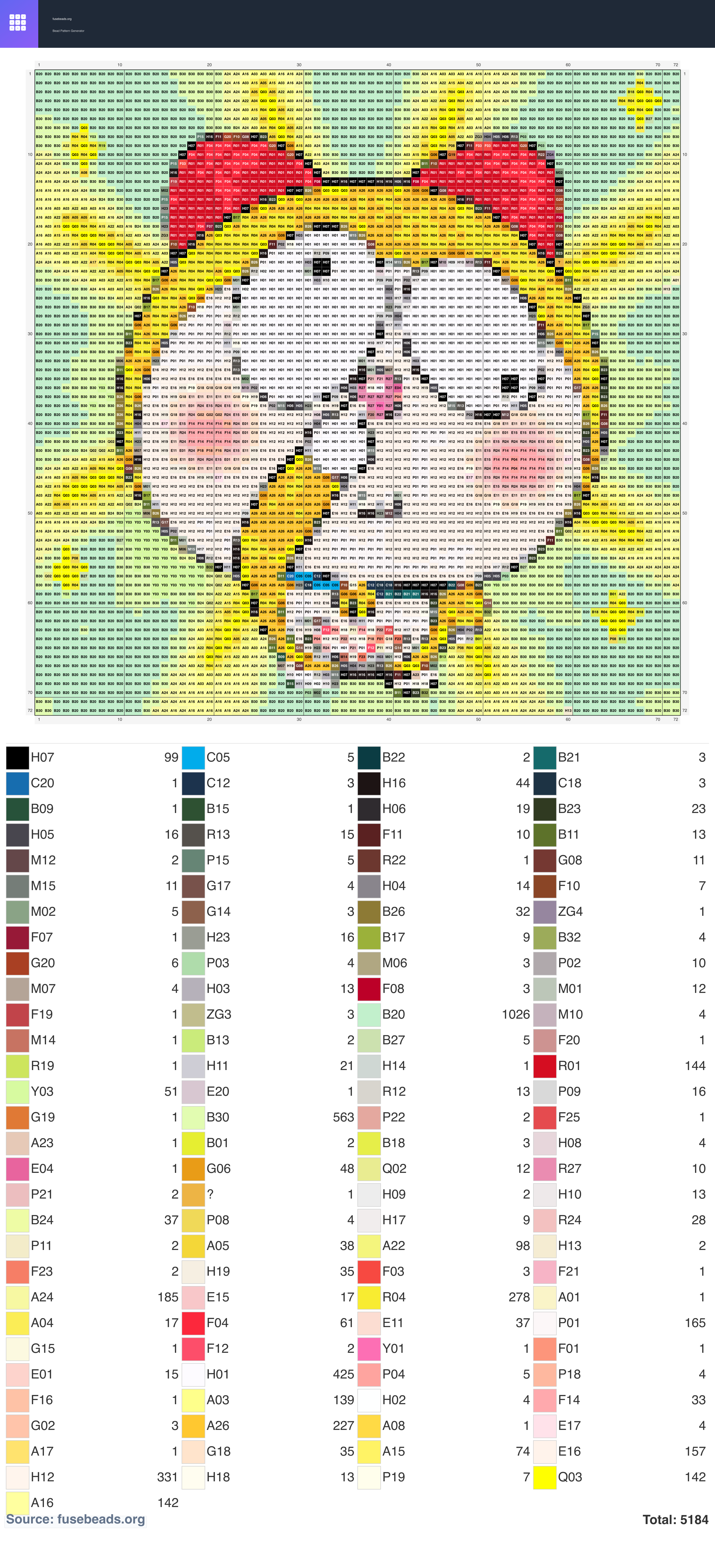 Kawaii #535 perler beads pattern
