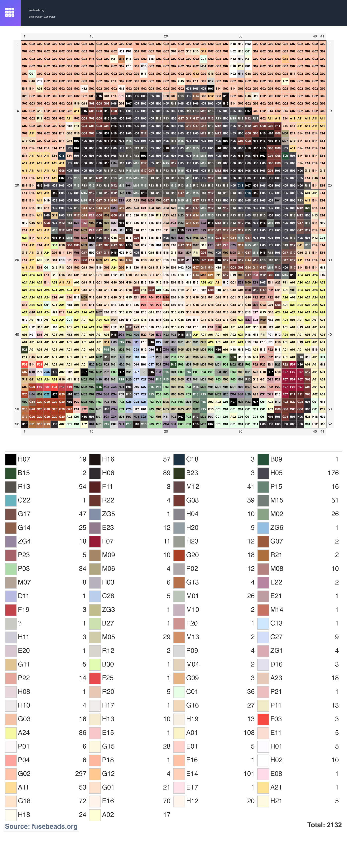 Kawaii #538 perler beads pattern