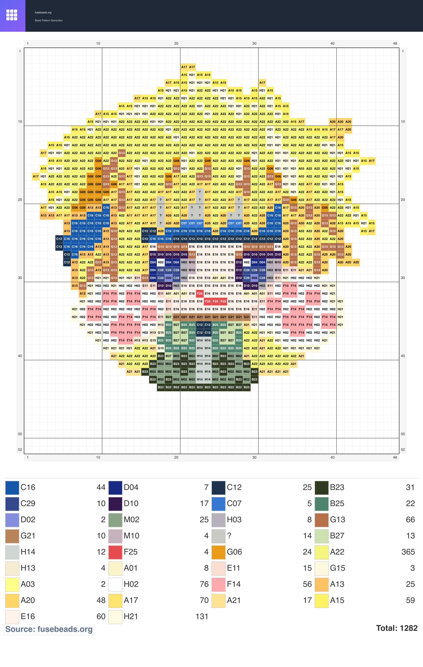 Kawaii #540 perler beads pattern