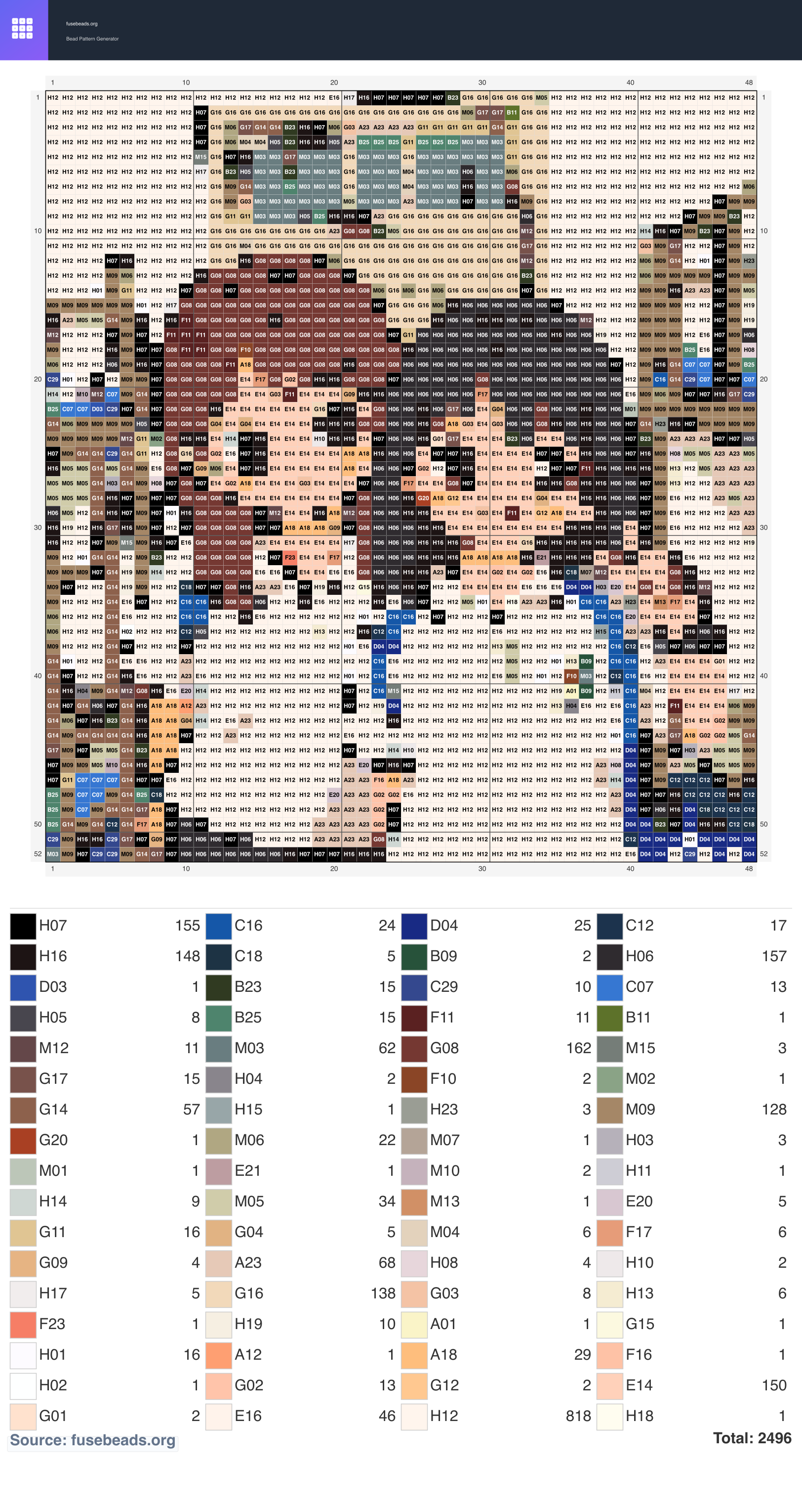 Kawaii #541 perler beads pattern