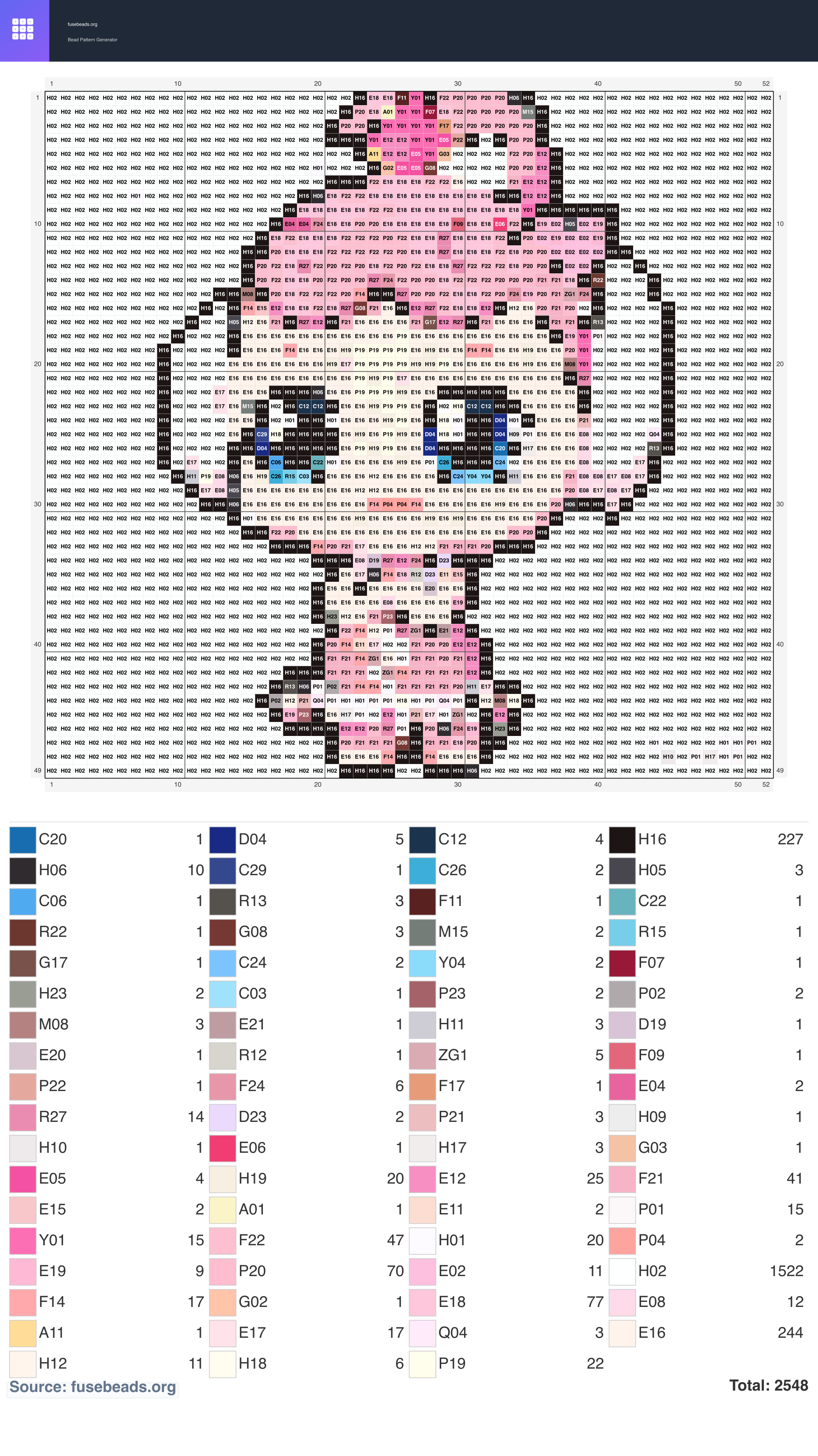 Ballet Mengke perler beads pattern