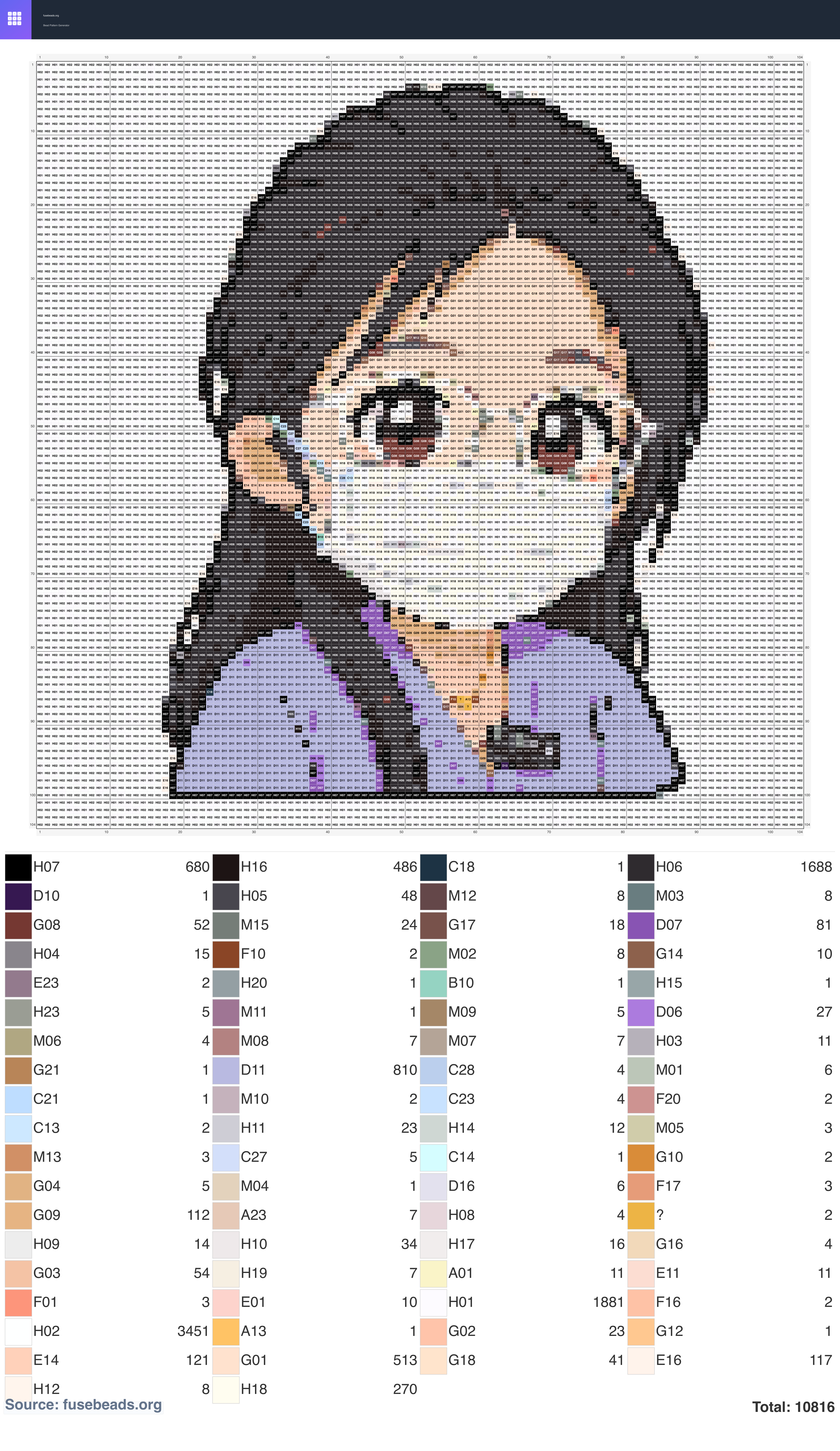 Kawaii #547 perler beads pattern