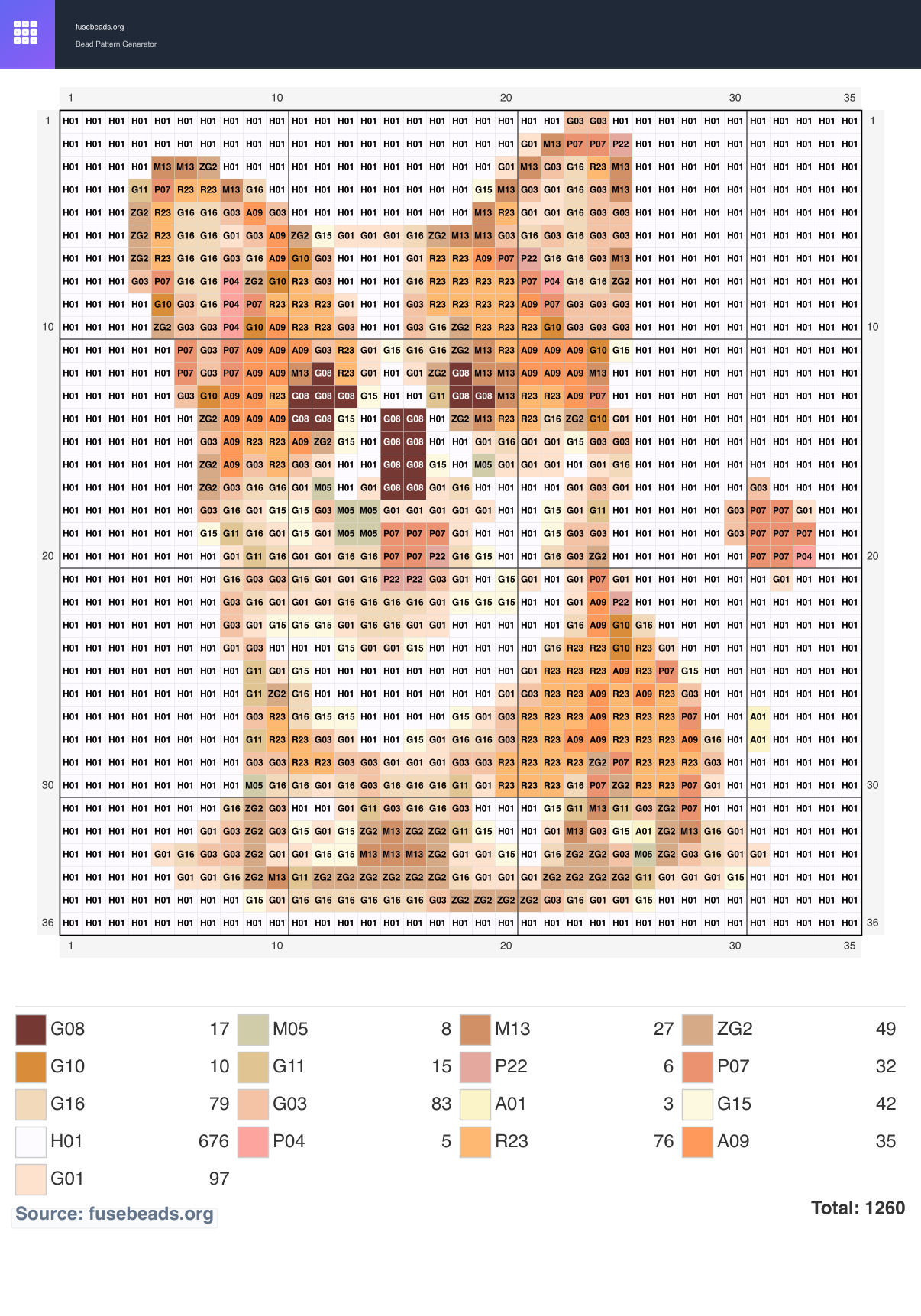 Kawaii #562 perler beads pattern