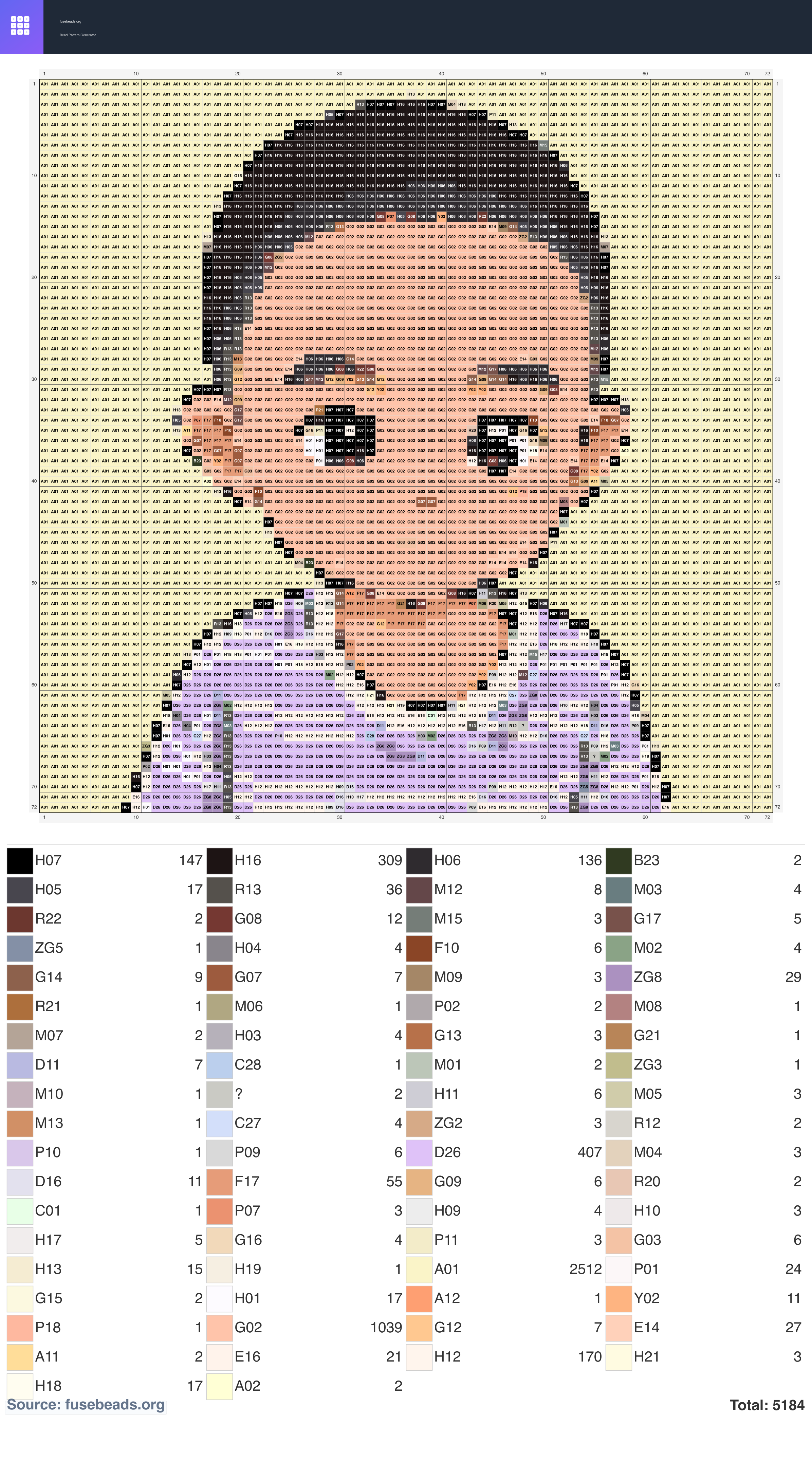 Kawaii #567 perler beads pattern