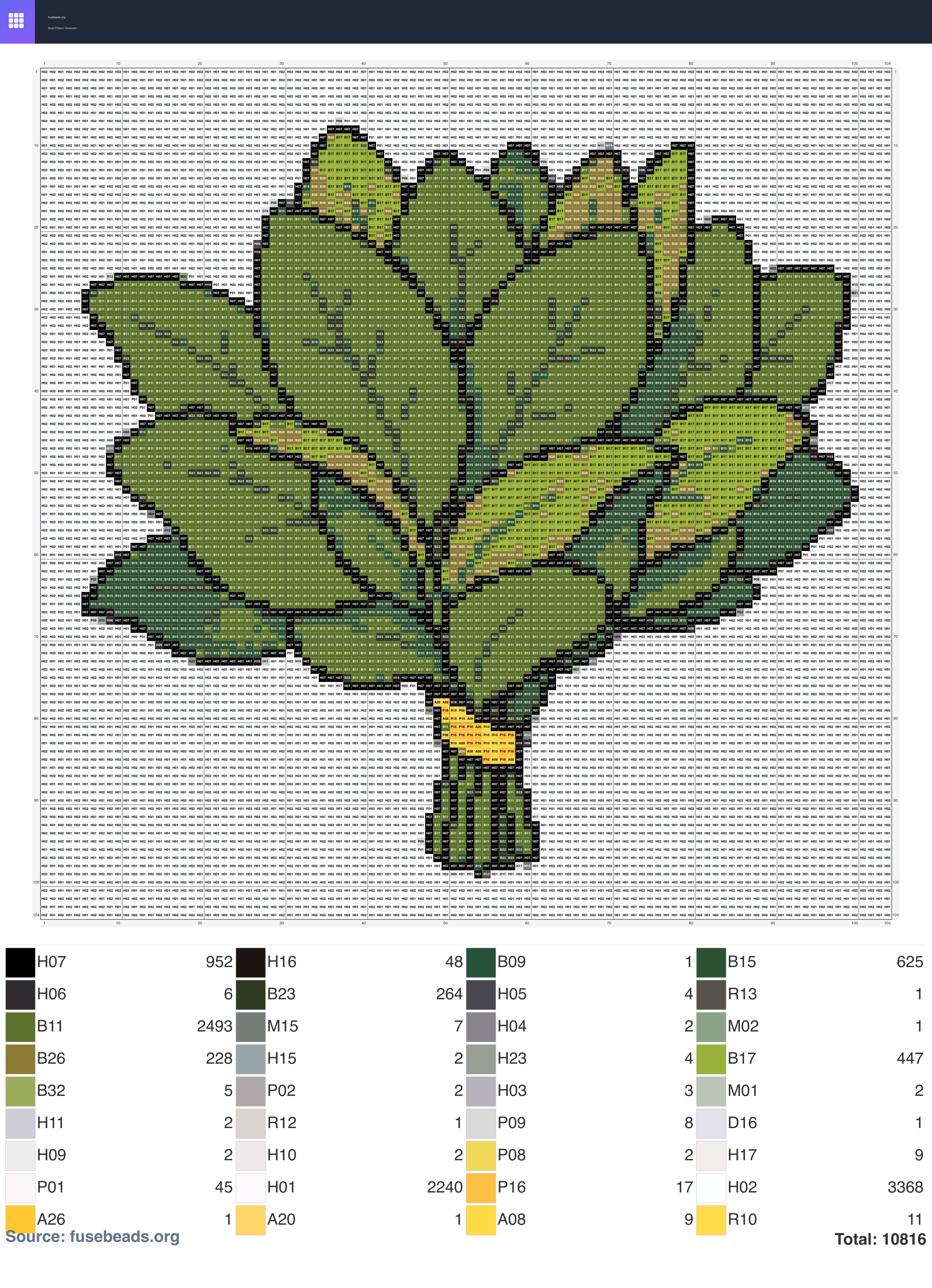 Kawaii #568 perler beads pattern