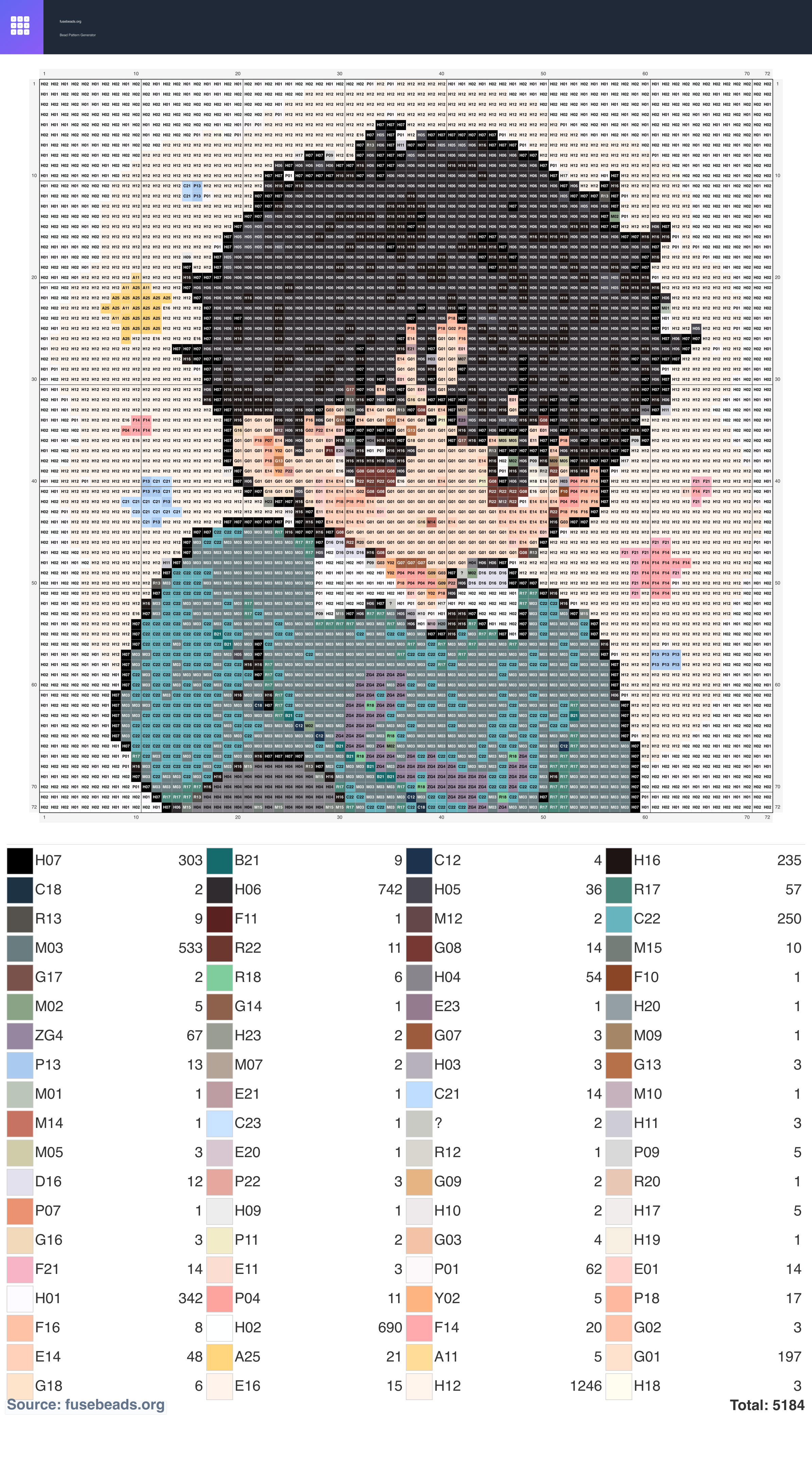 Kawaii #578 perler beads pattern