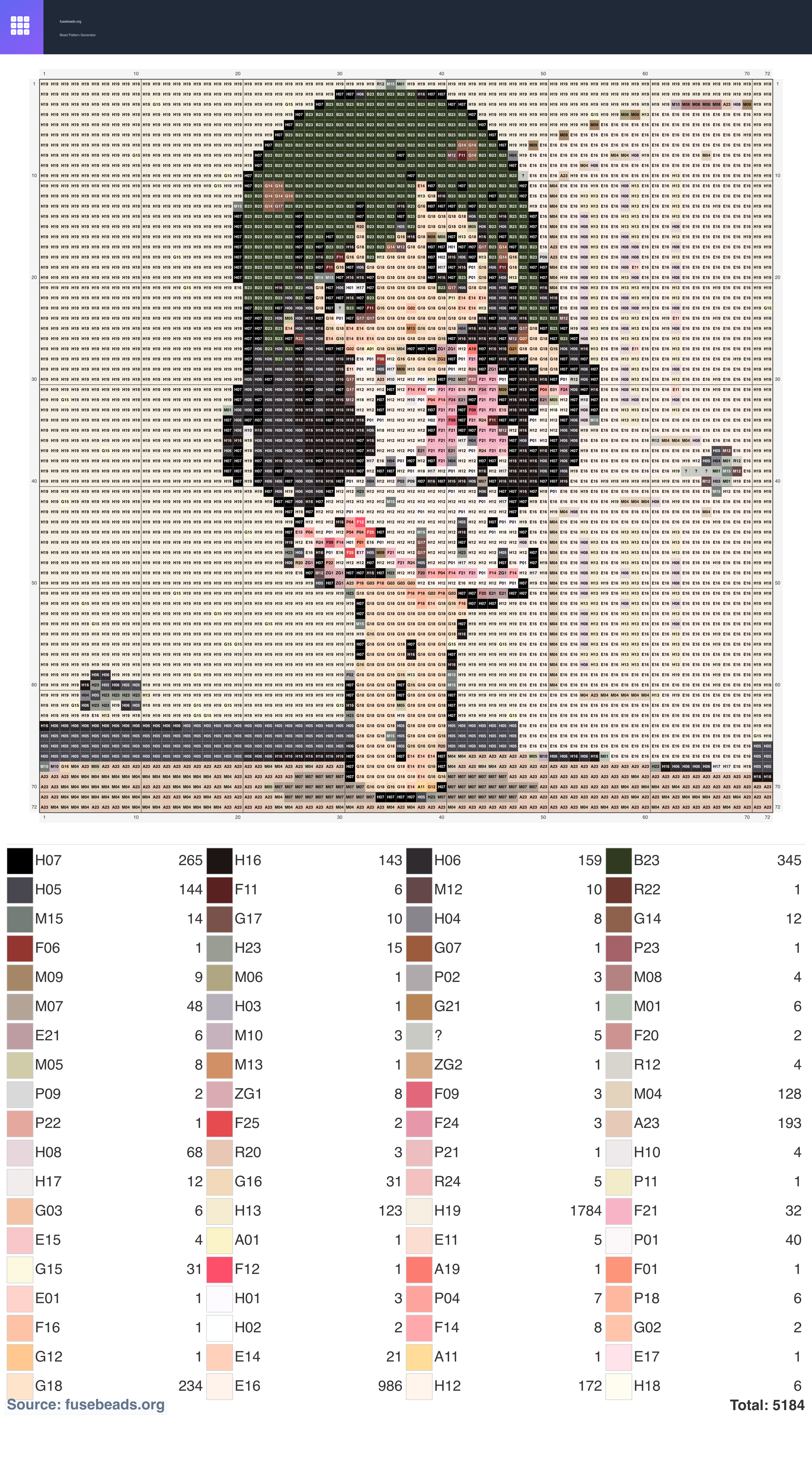 Kawaii #588 perler beads pattern