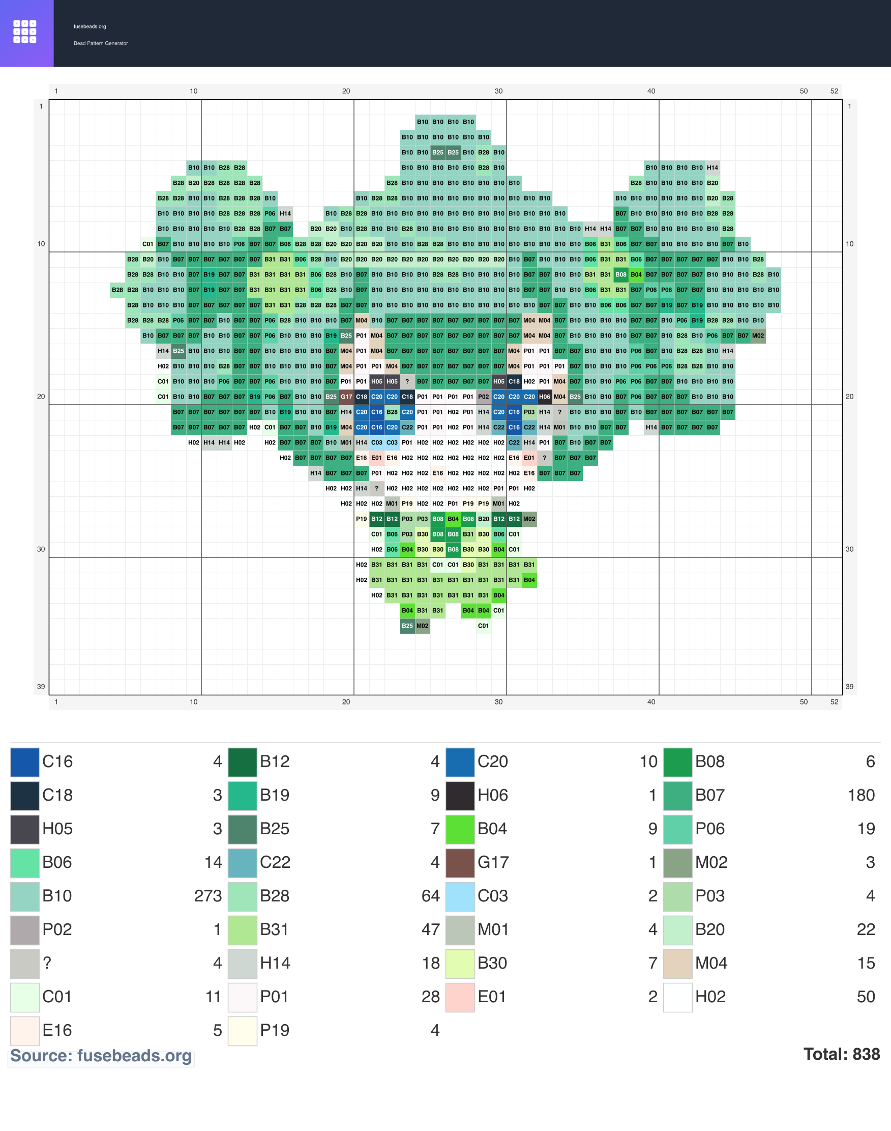 Kawaii #592 perler beads pattern