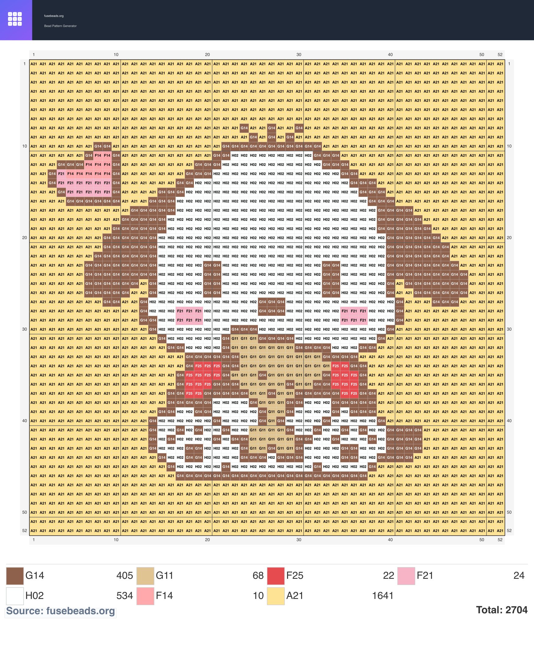 Pochacco perler beads pattern