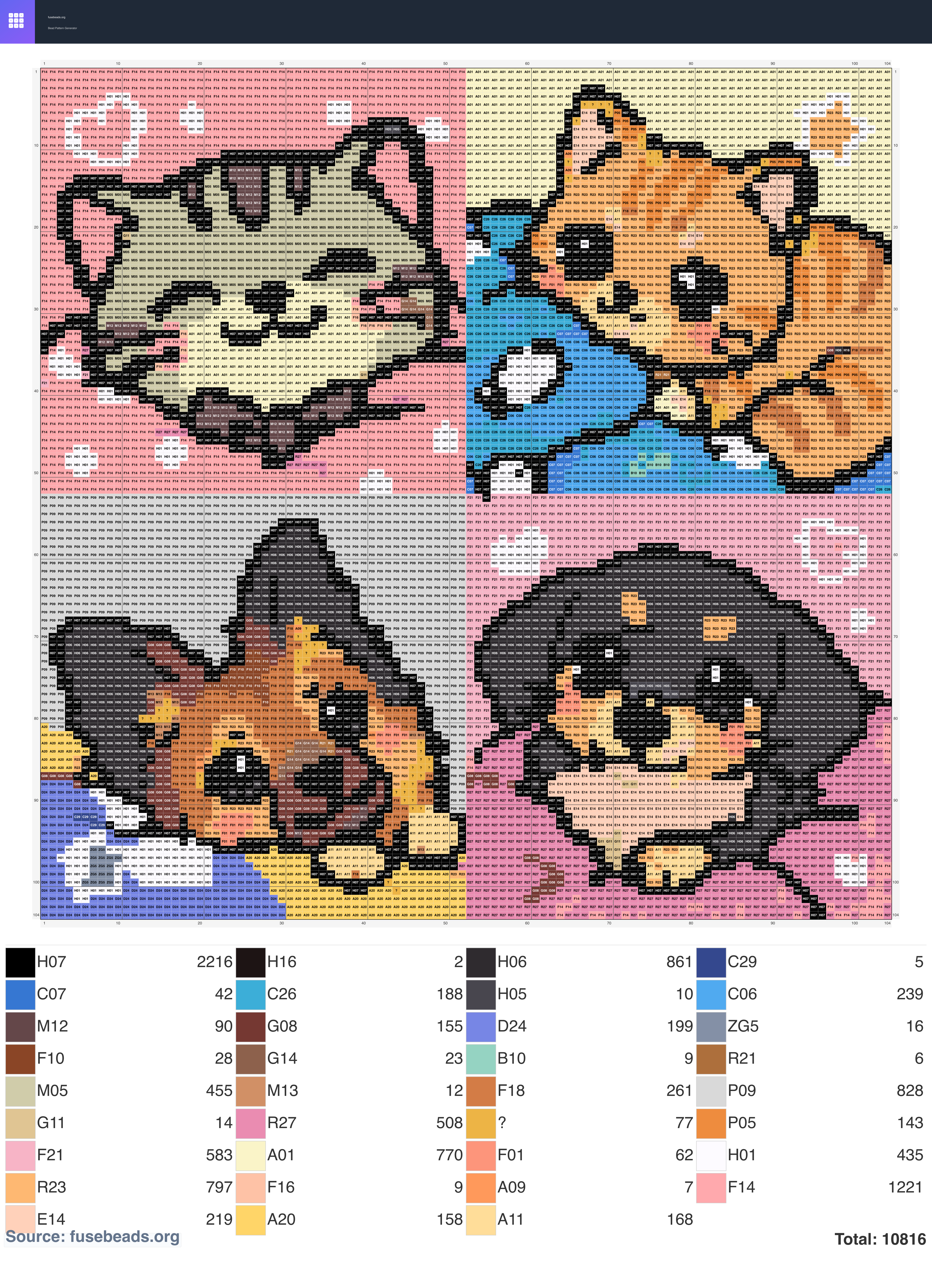 Kitty Dog Dog perler beads pattern