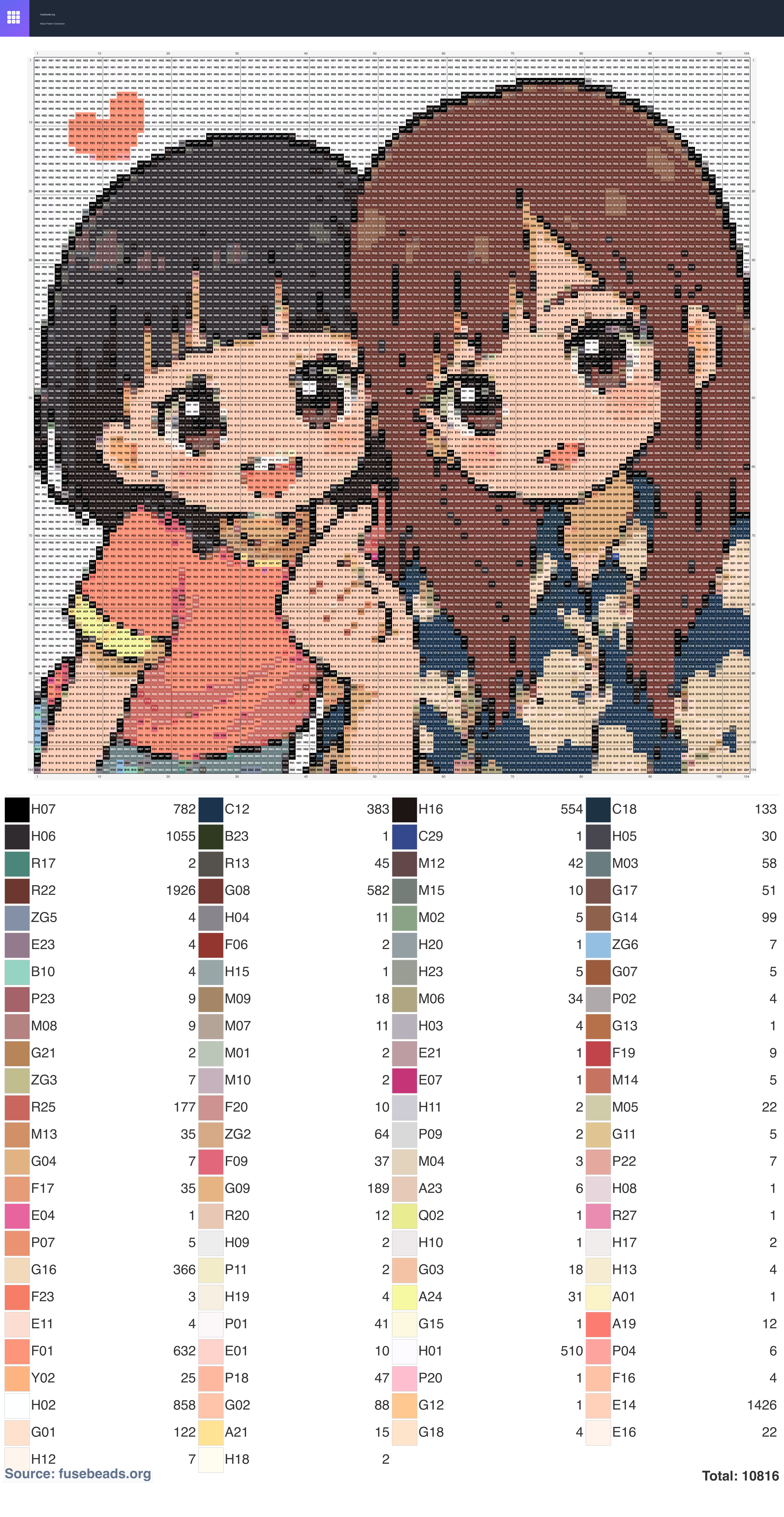Kawaii #697 perler beads pattern