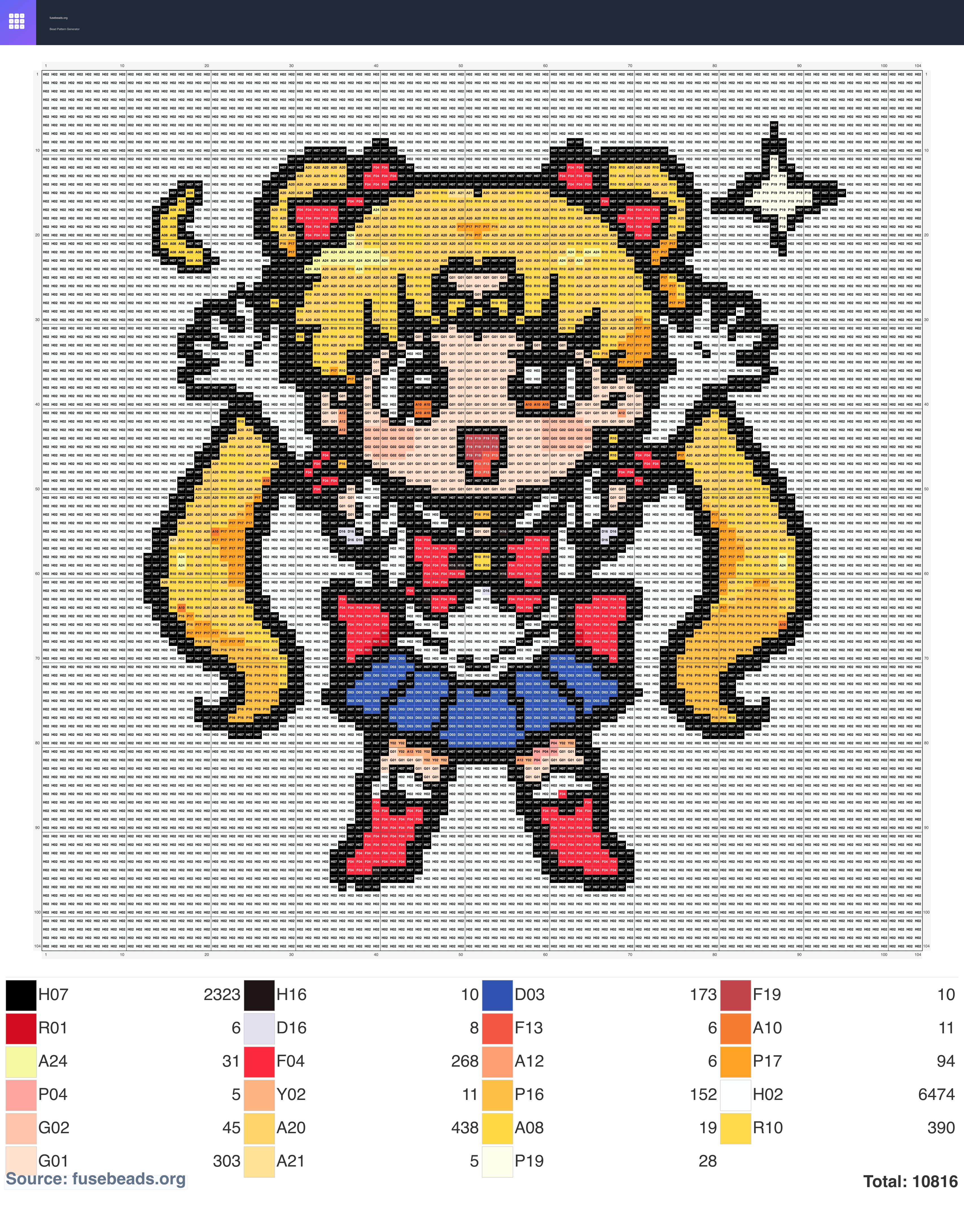Cute Pretty Girl perler beads pattern