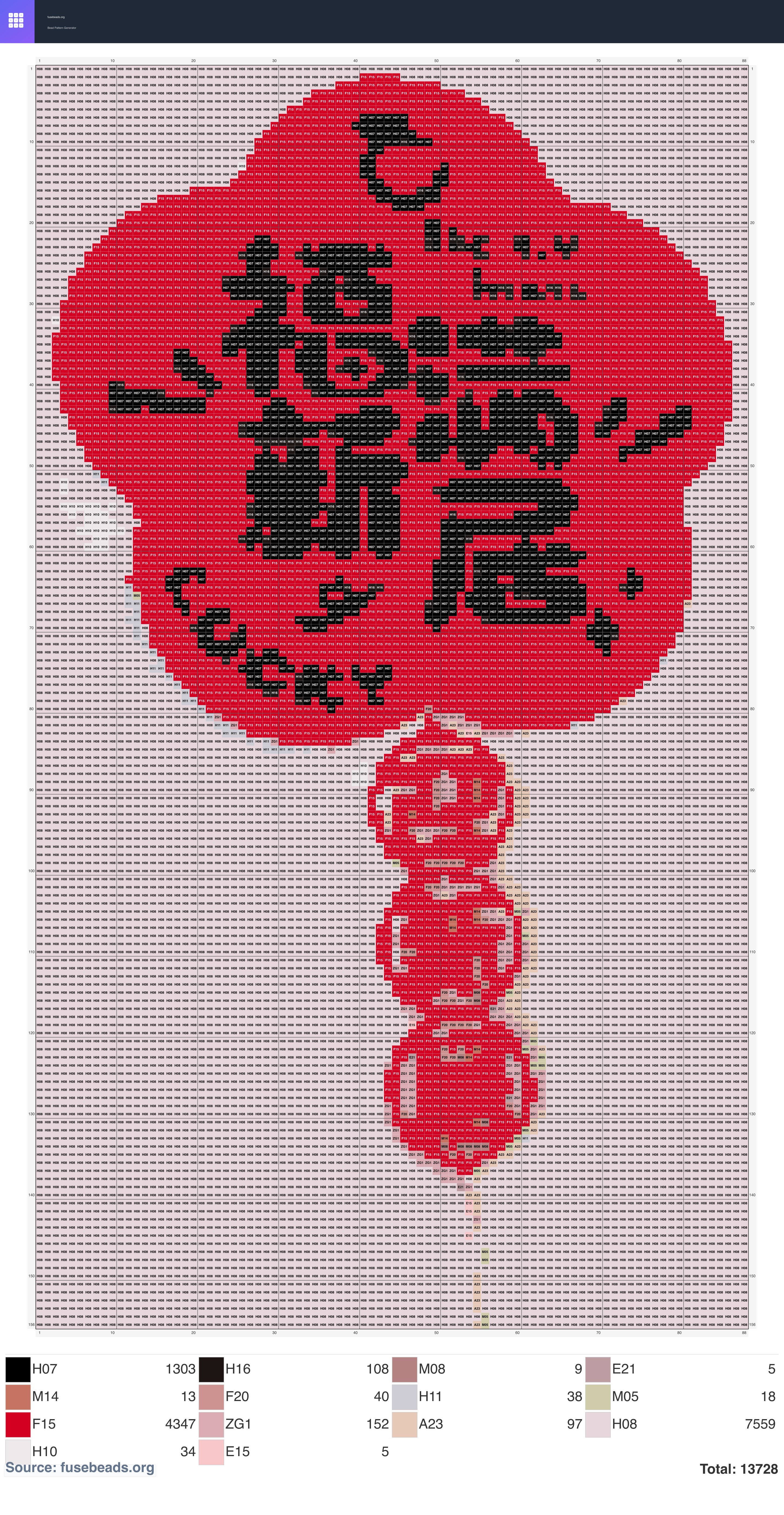 Kawaii #826 perler beads pattern