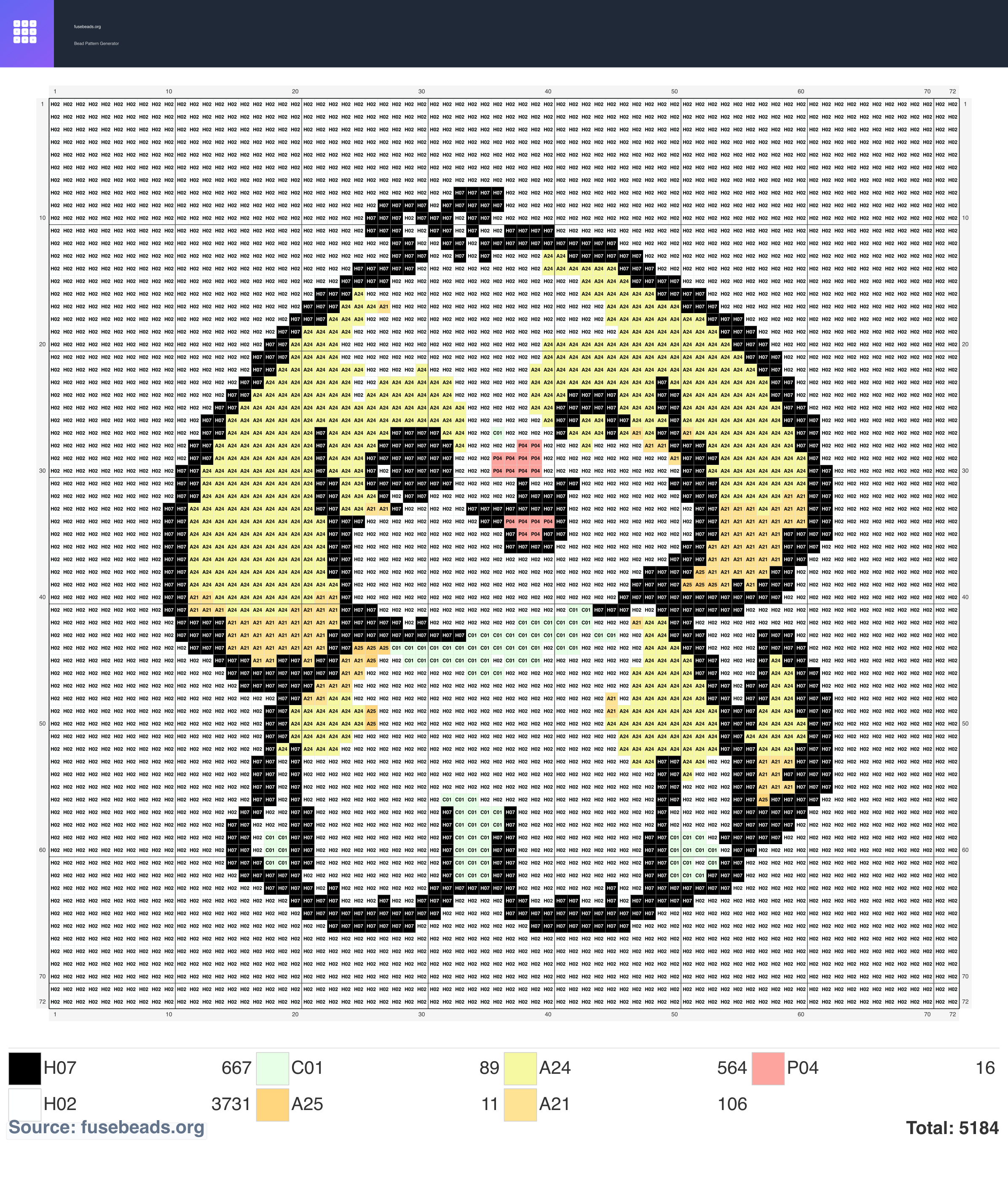 Cute Puppy perler beads pattern