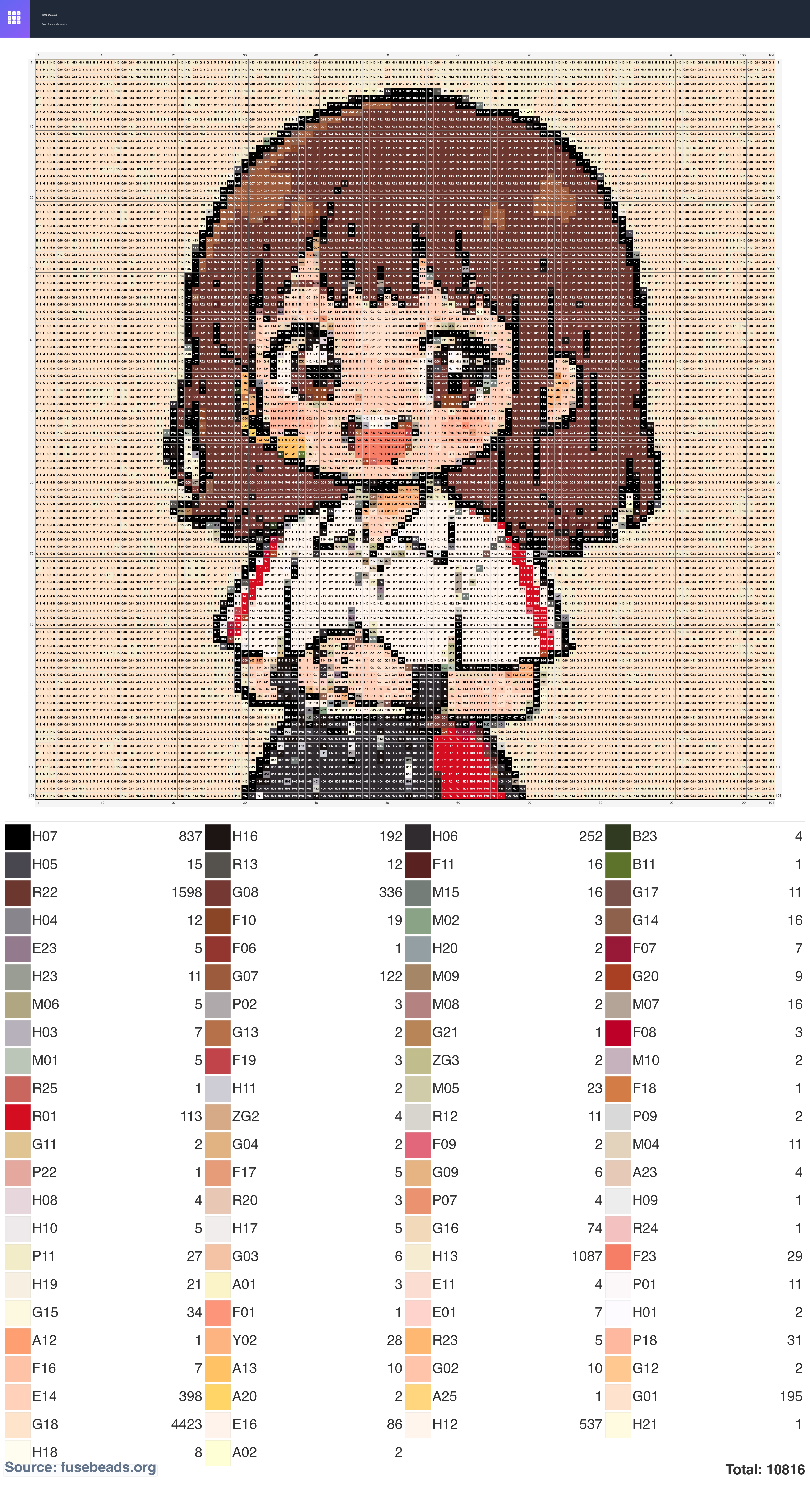 Kawaii #950 perler beads pattern