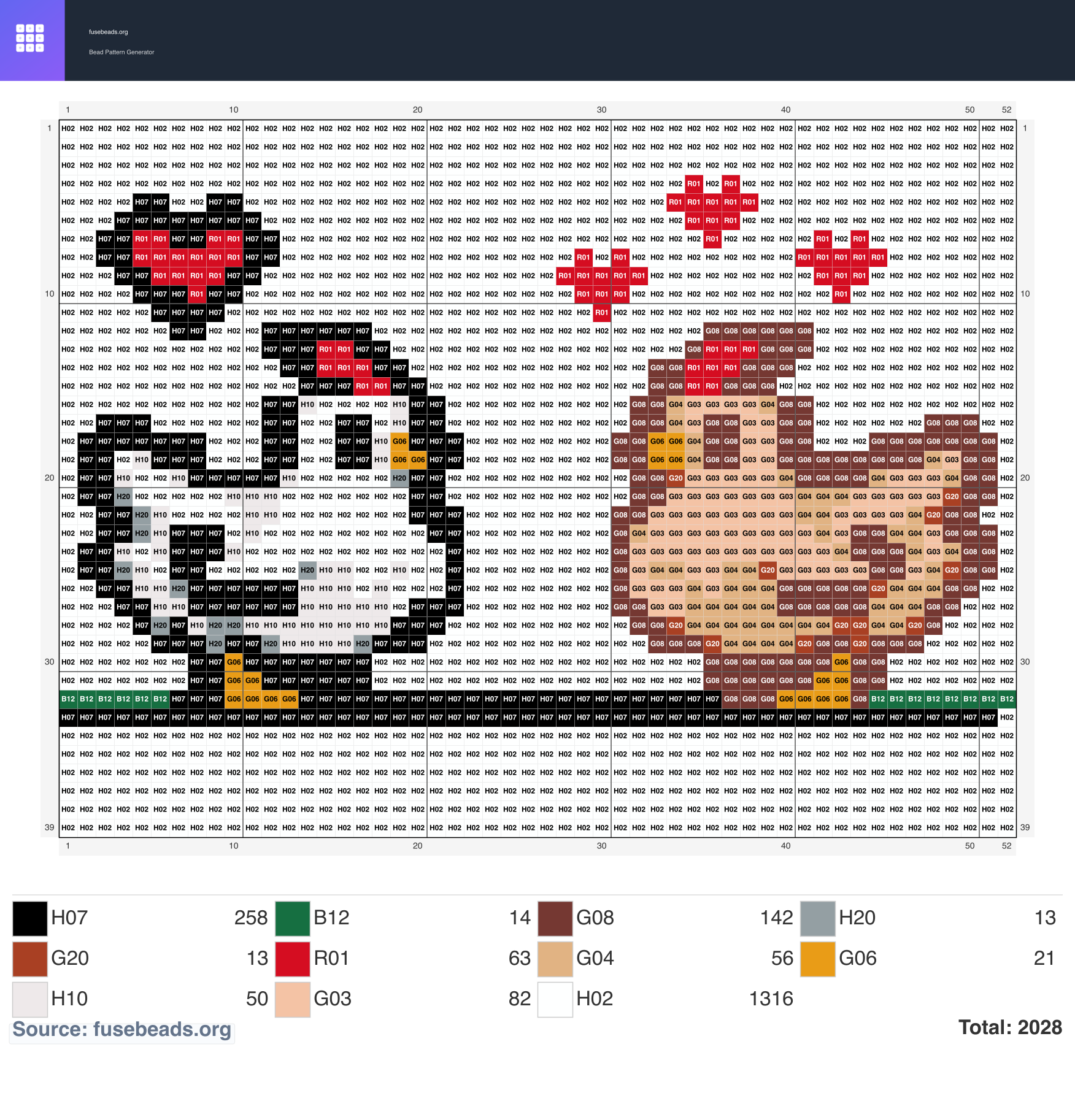 Stardew Valley perler beads pattern