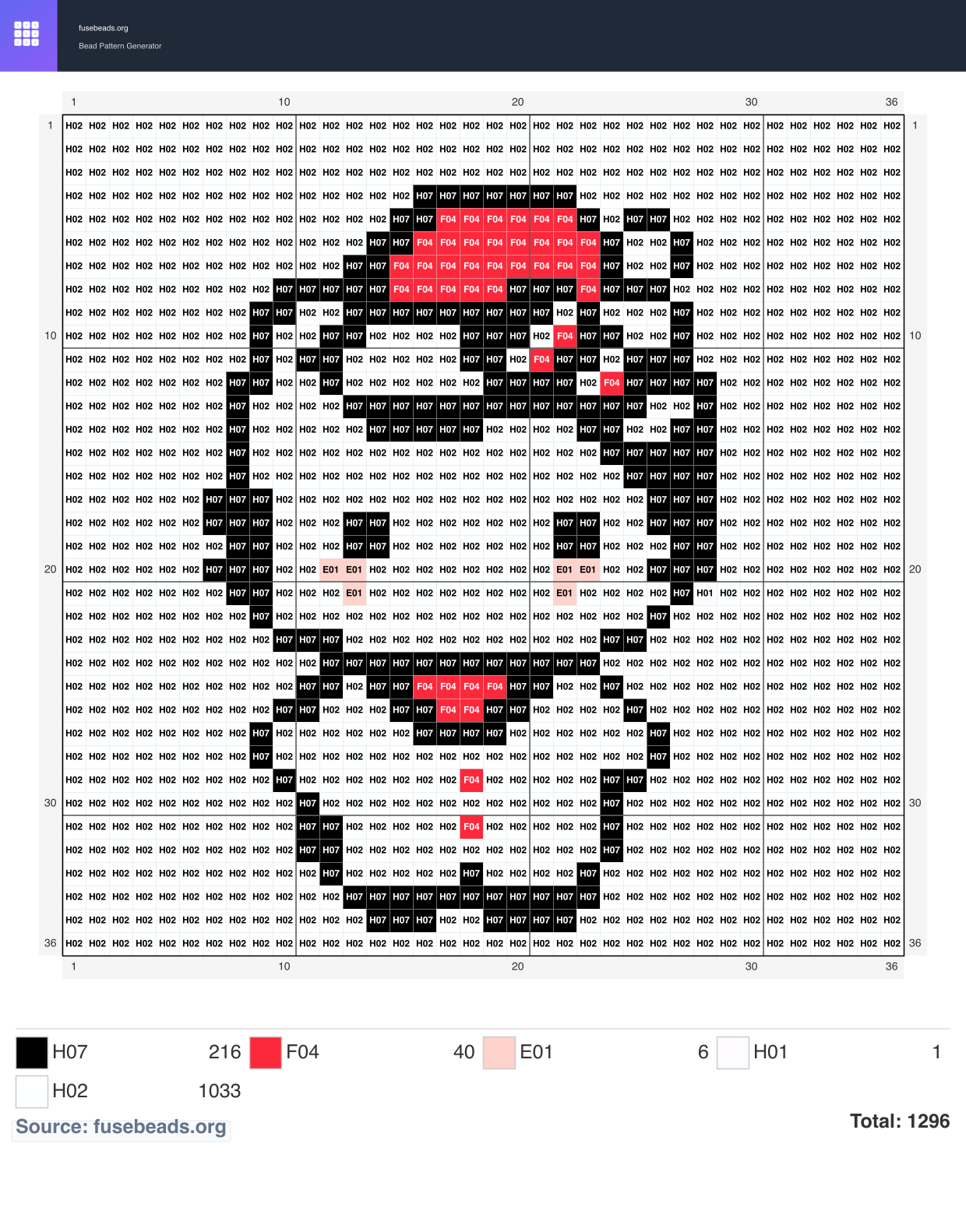 Kitty Cat 2 perler beads pattern
